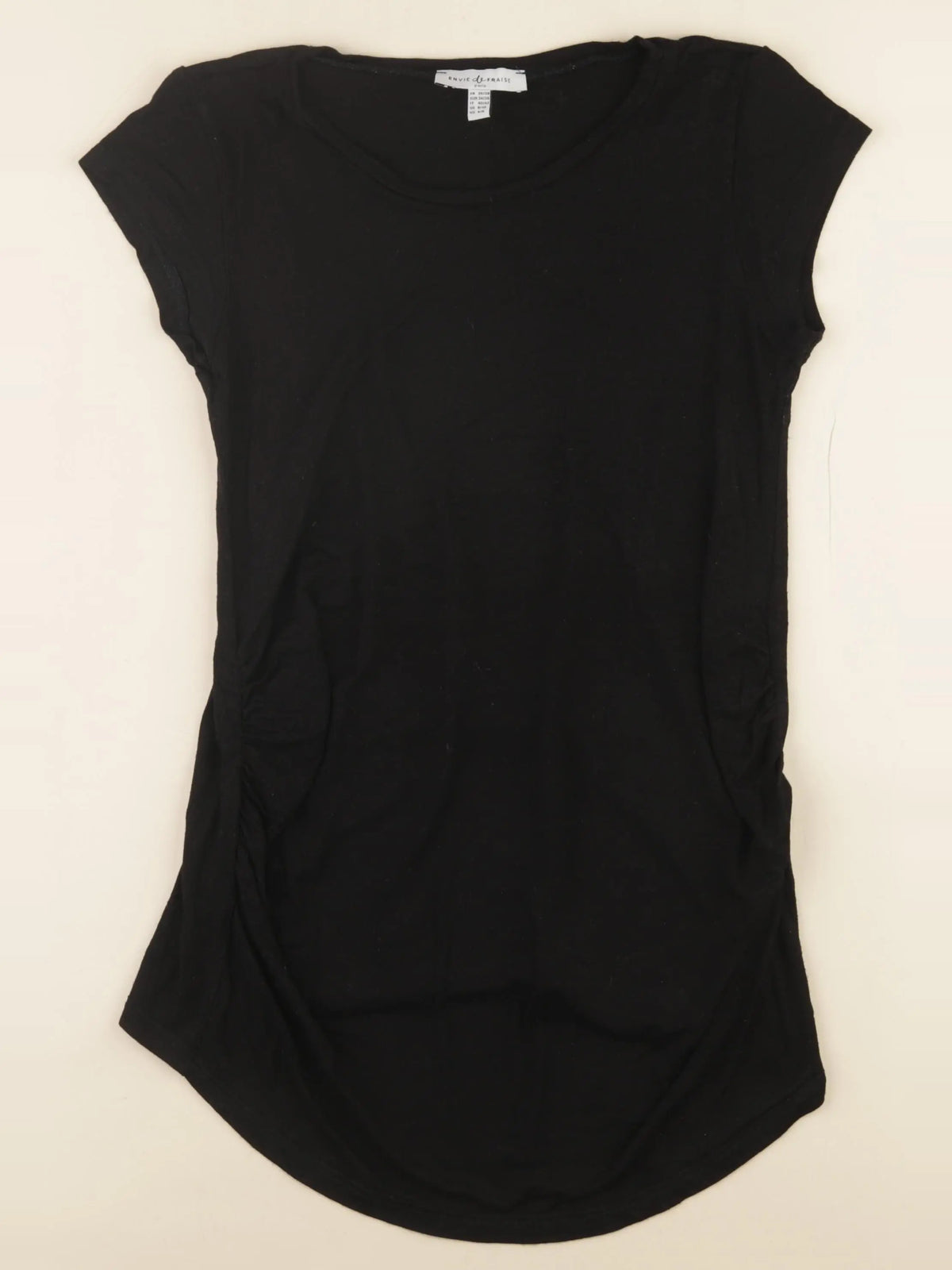 Envie de fraise - tee-shirt grossesse noir - 36 à 38