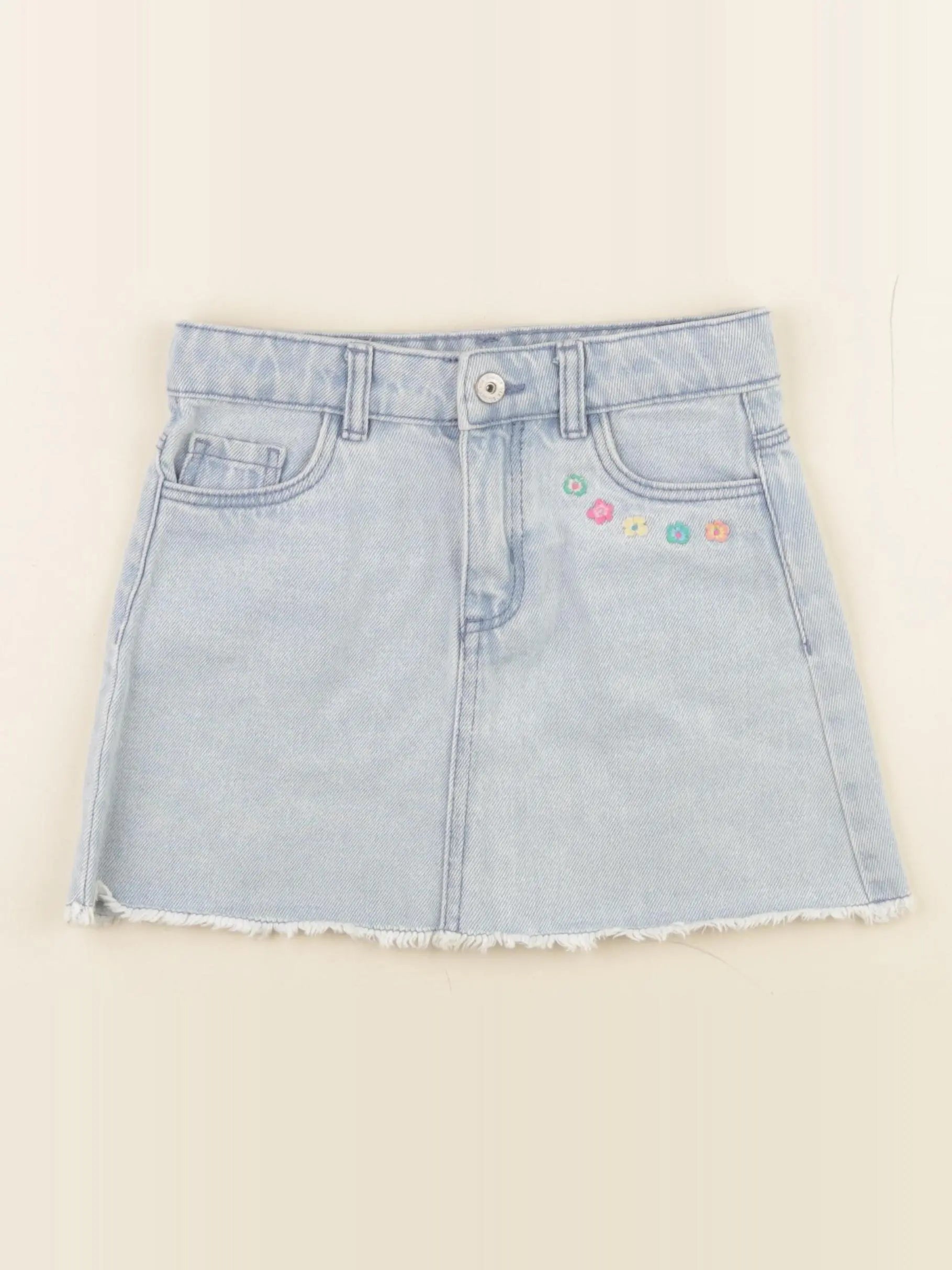 Vertbaudet - jupe bleu - 7 ans