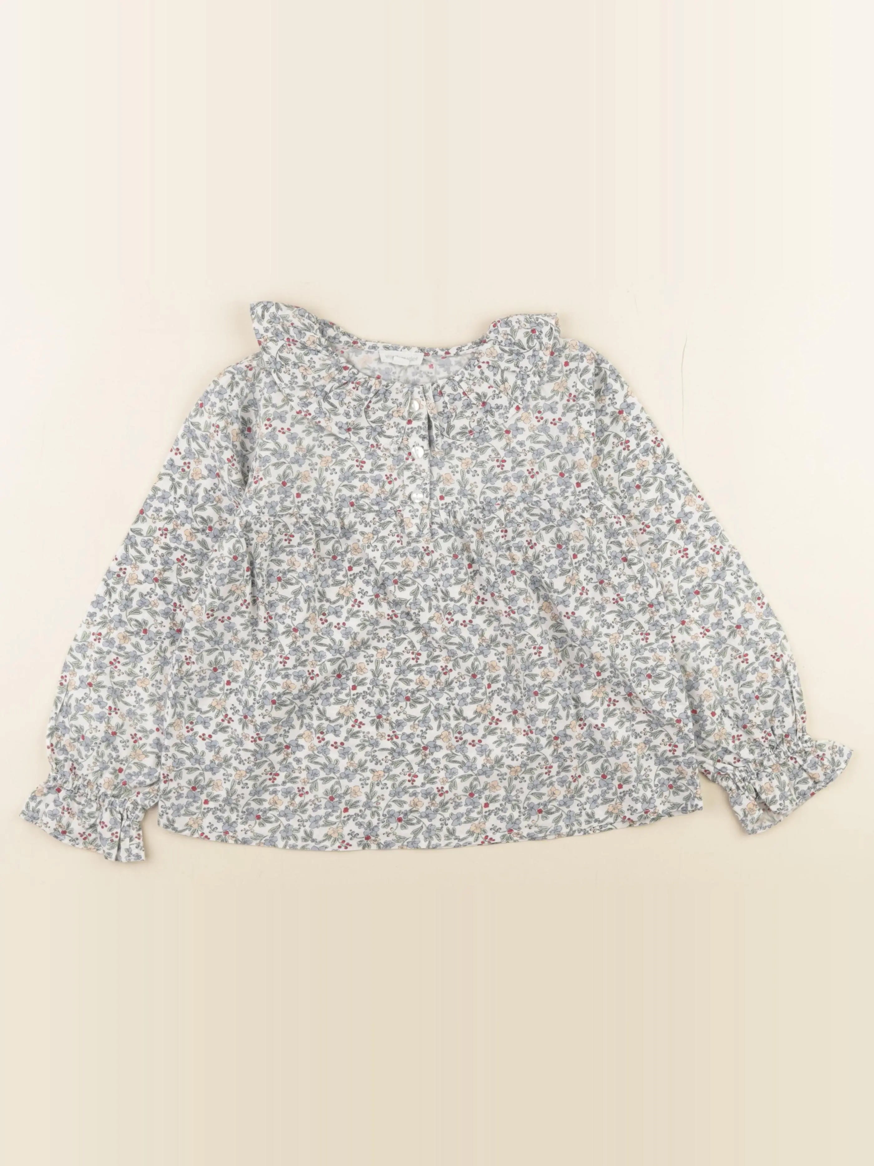 Vertbaudet - blouse multicolore - 7 ans