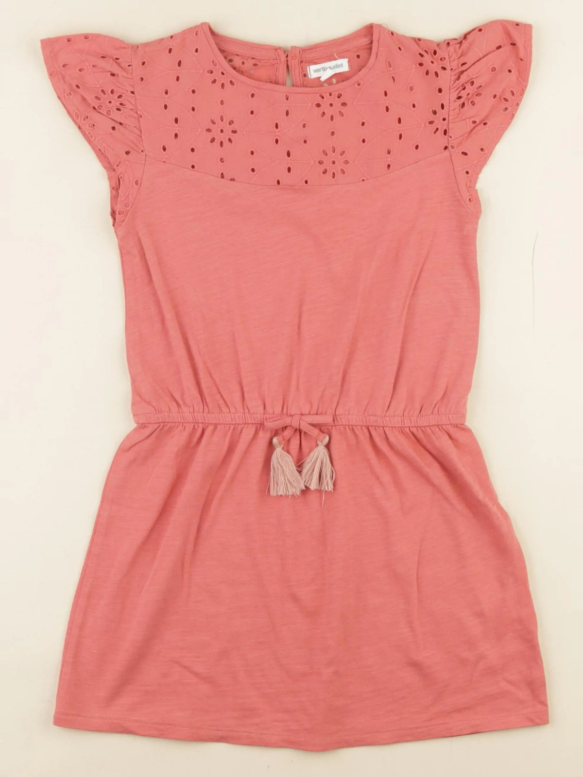 Vertbaudet - robe rose - 7 ans
