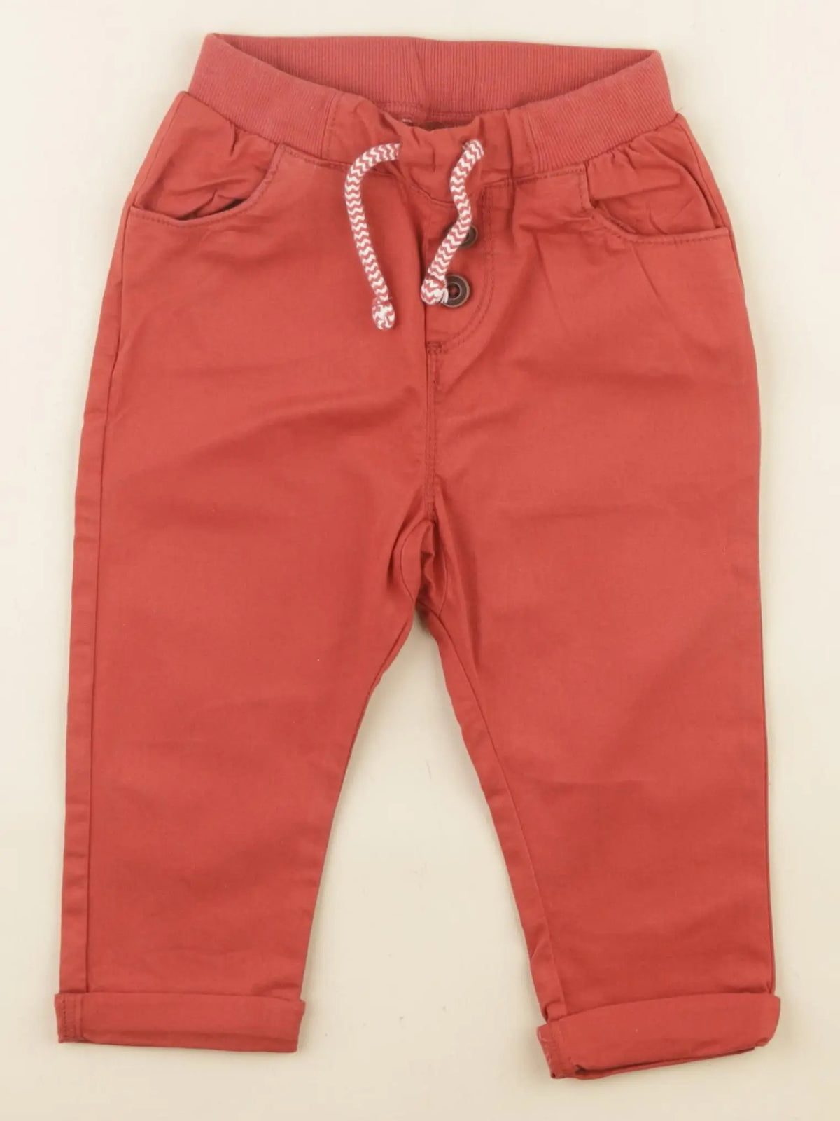 Tape à l'oeil - pantalon orange - 24 mois