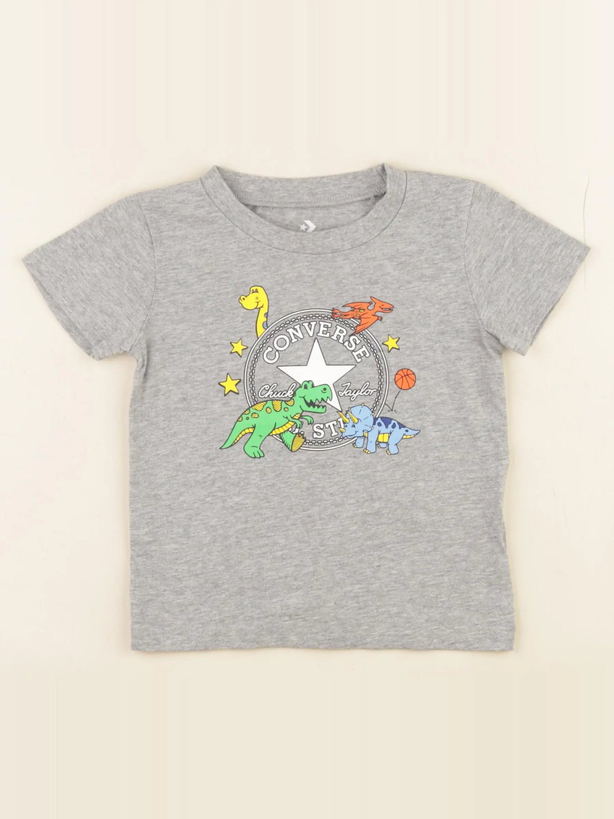 Converse - tee-shirt gris - 18 mois