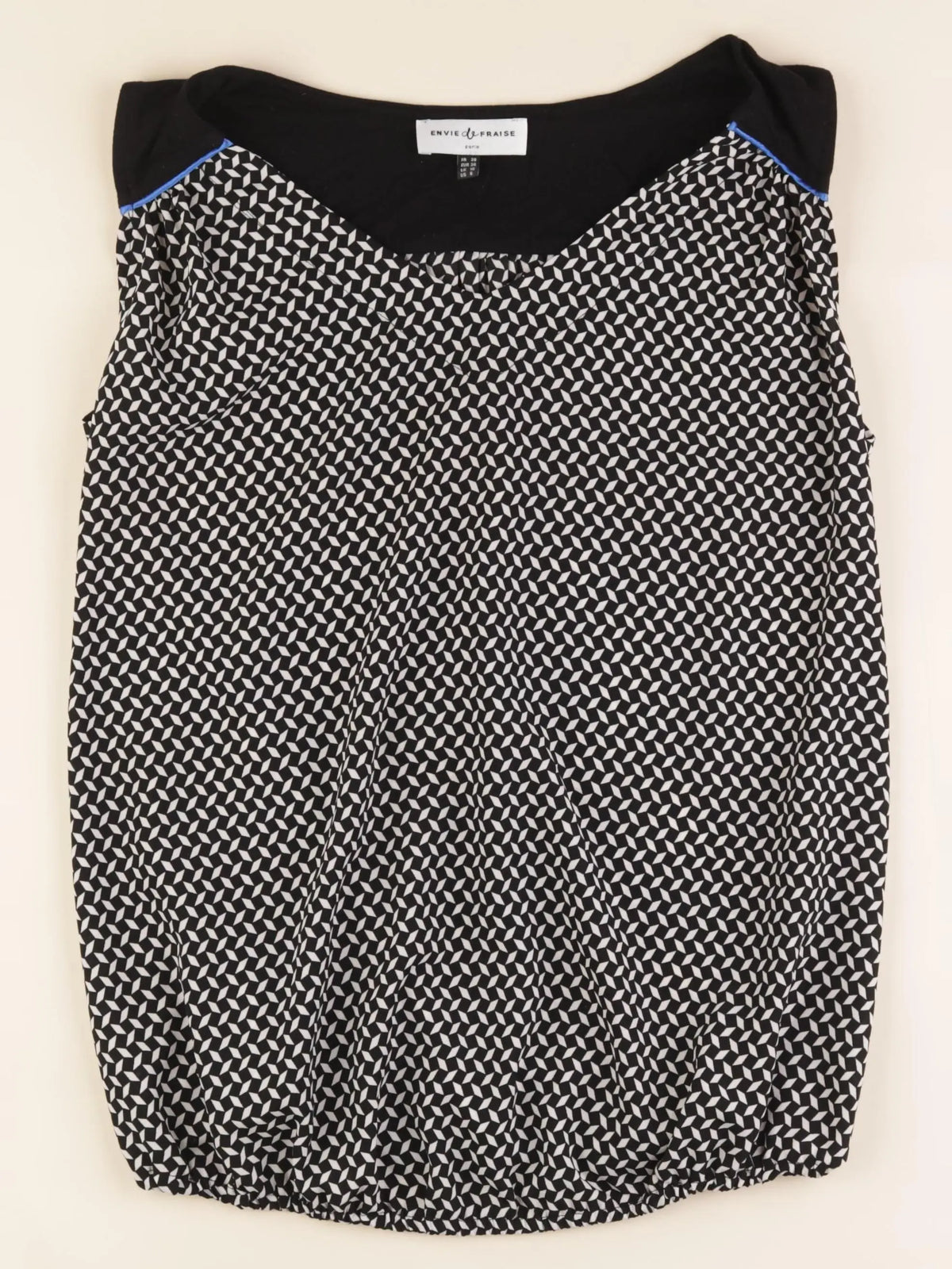 Envie de fraise - blouse grossesse noir, blanc - 38