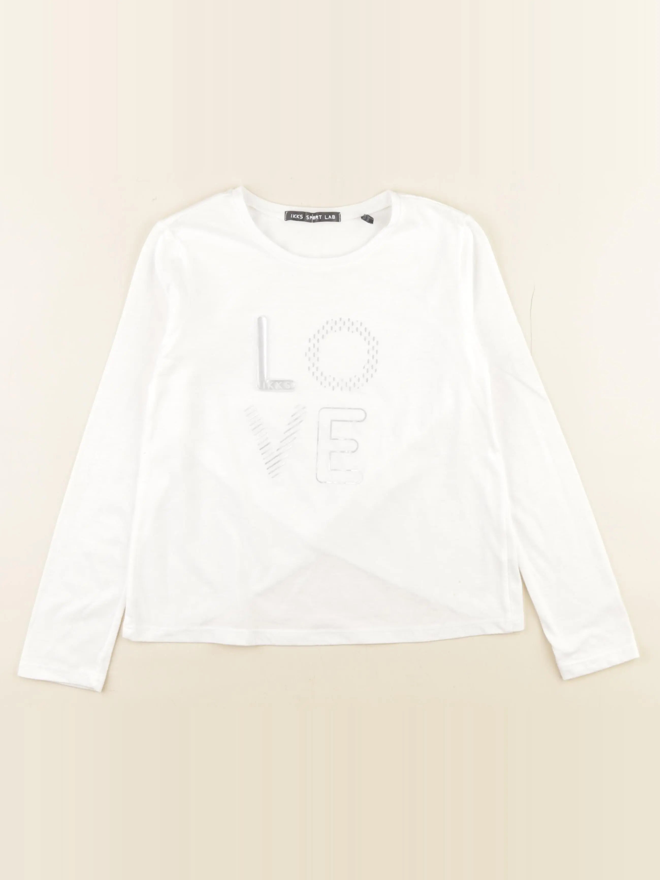 IKKS - tee-shirt blanc - 10 ans