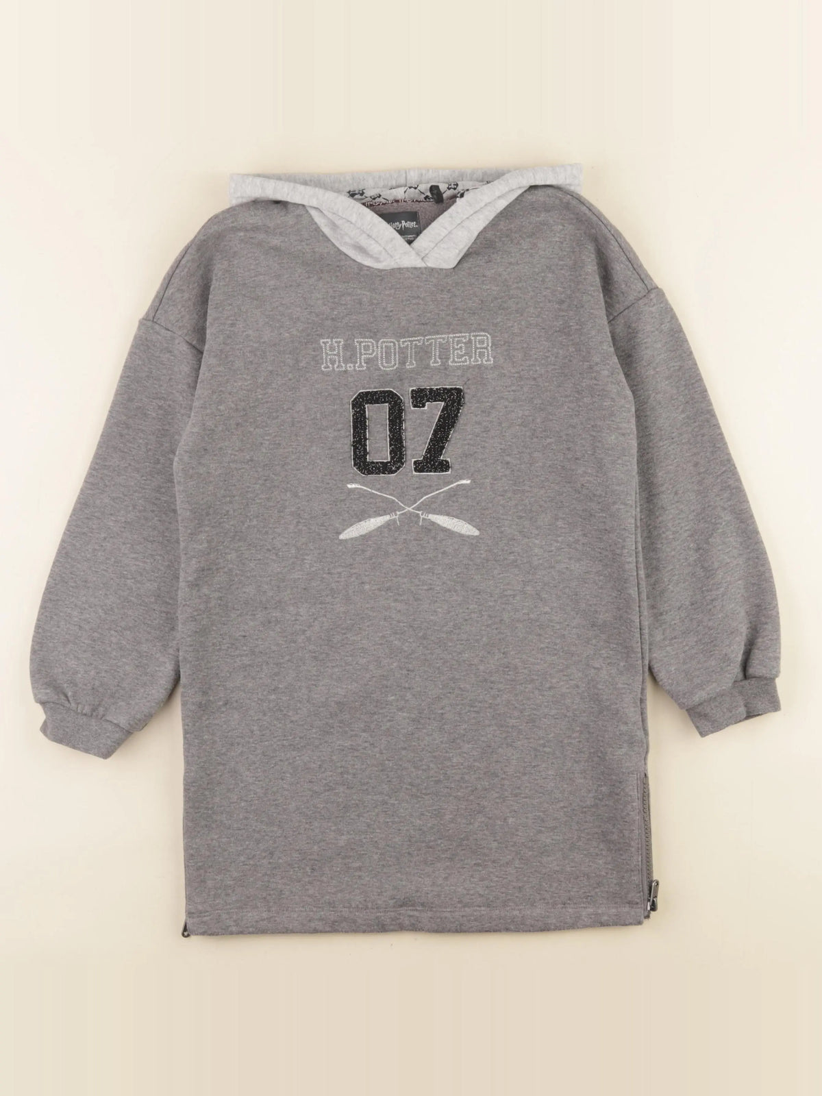 IKKS - robe gris - 8 ans