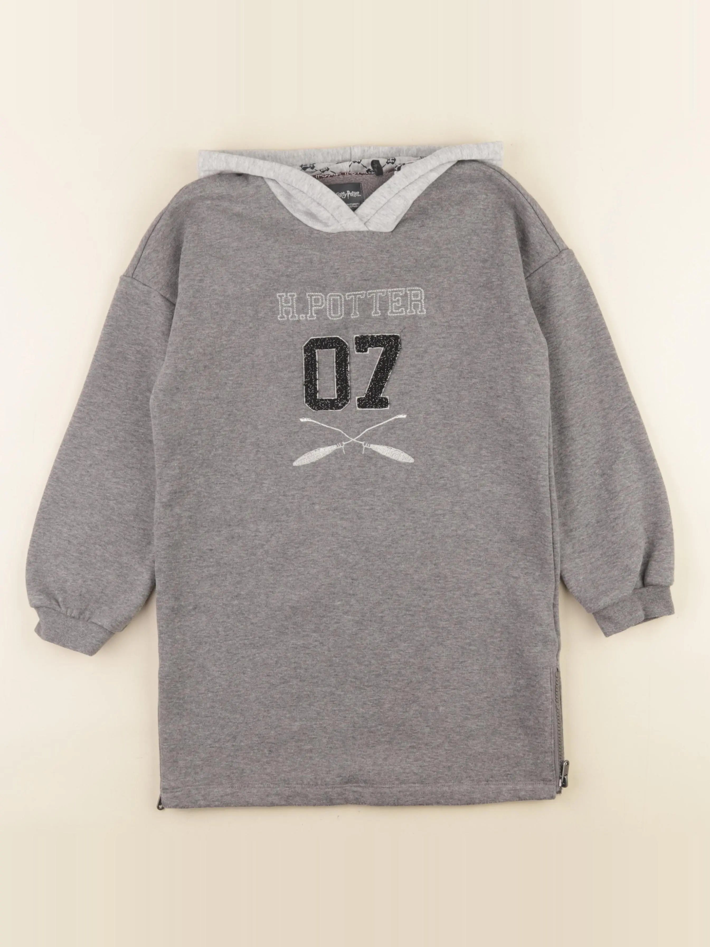 IKKS - robe gris - 8 ans
