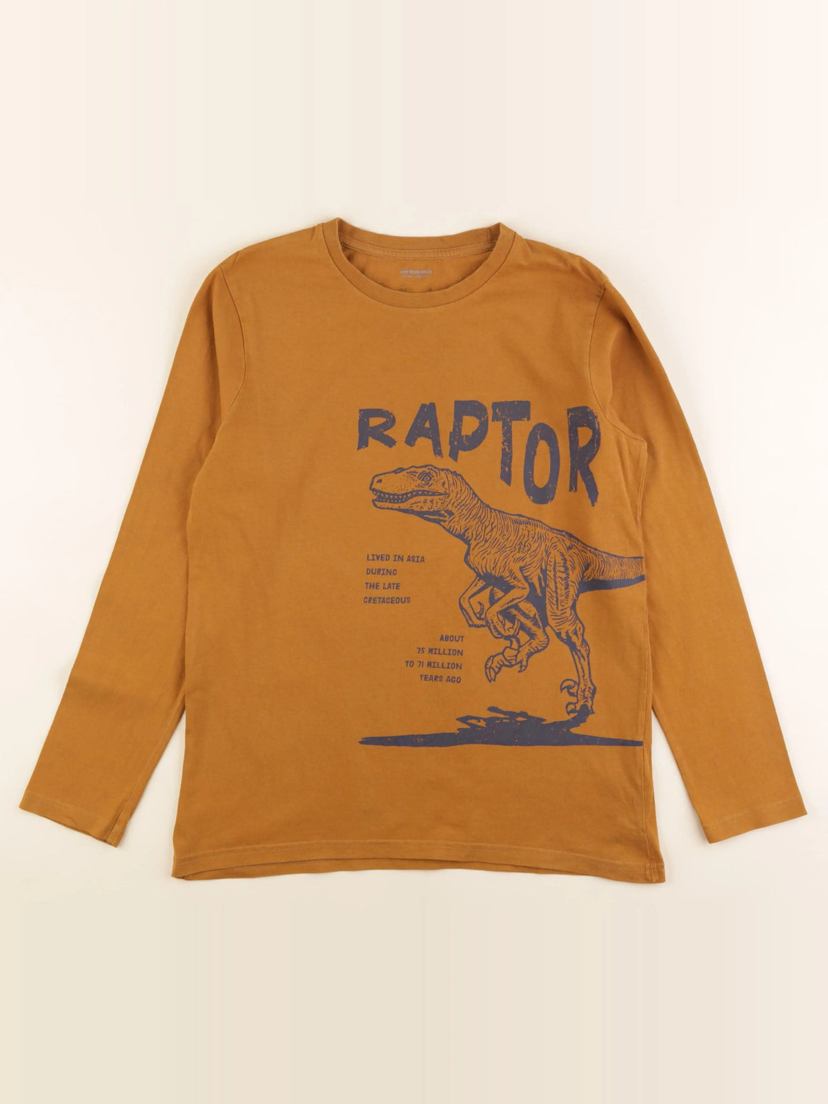 Vertbaudet - tee-shirt marron - 14 ans