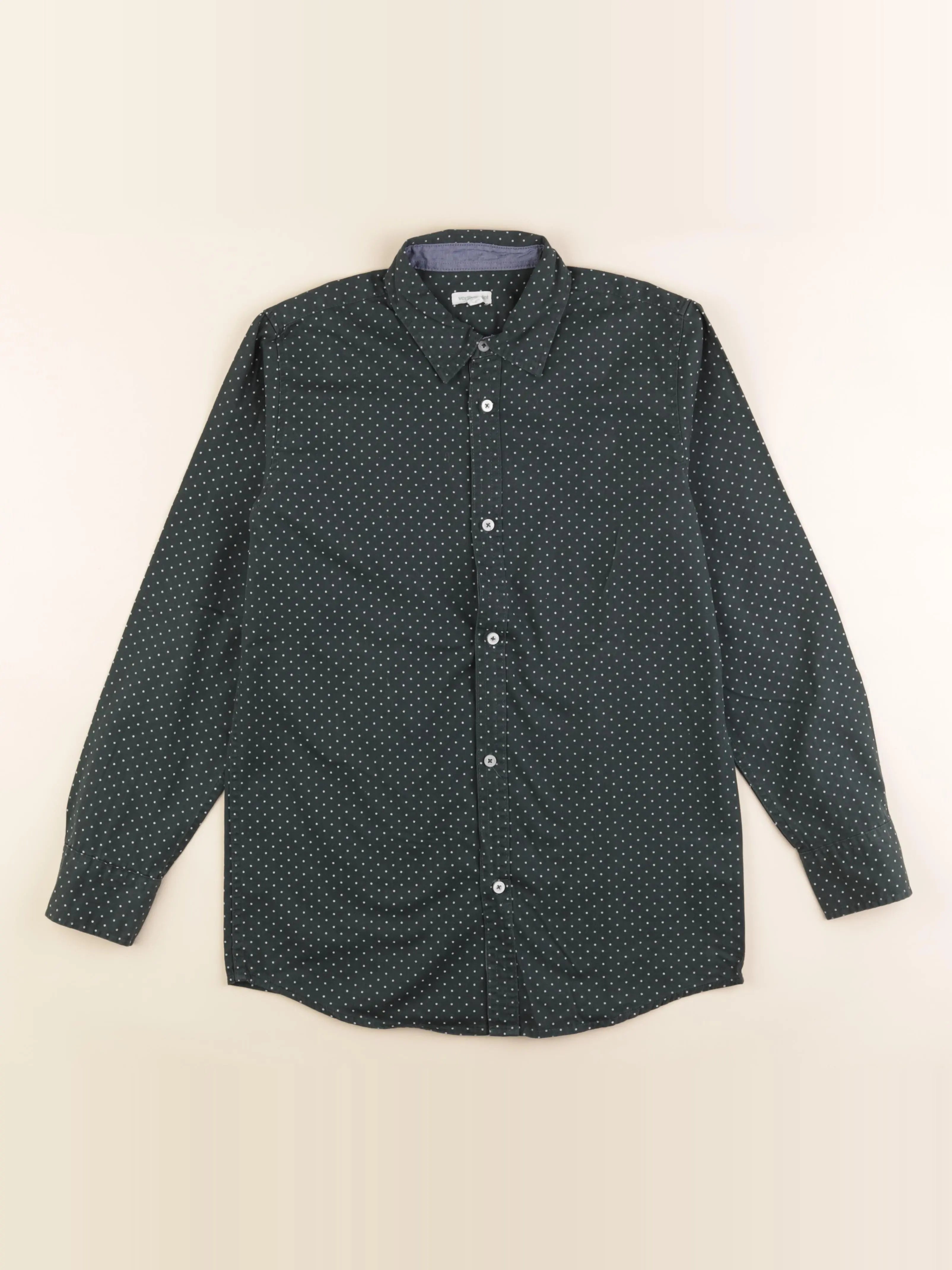 Vertbaudet - chemise vert - 14 ans