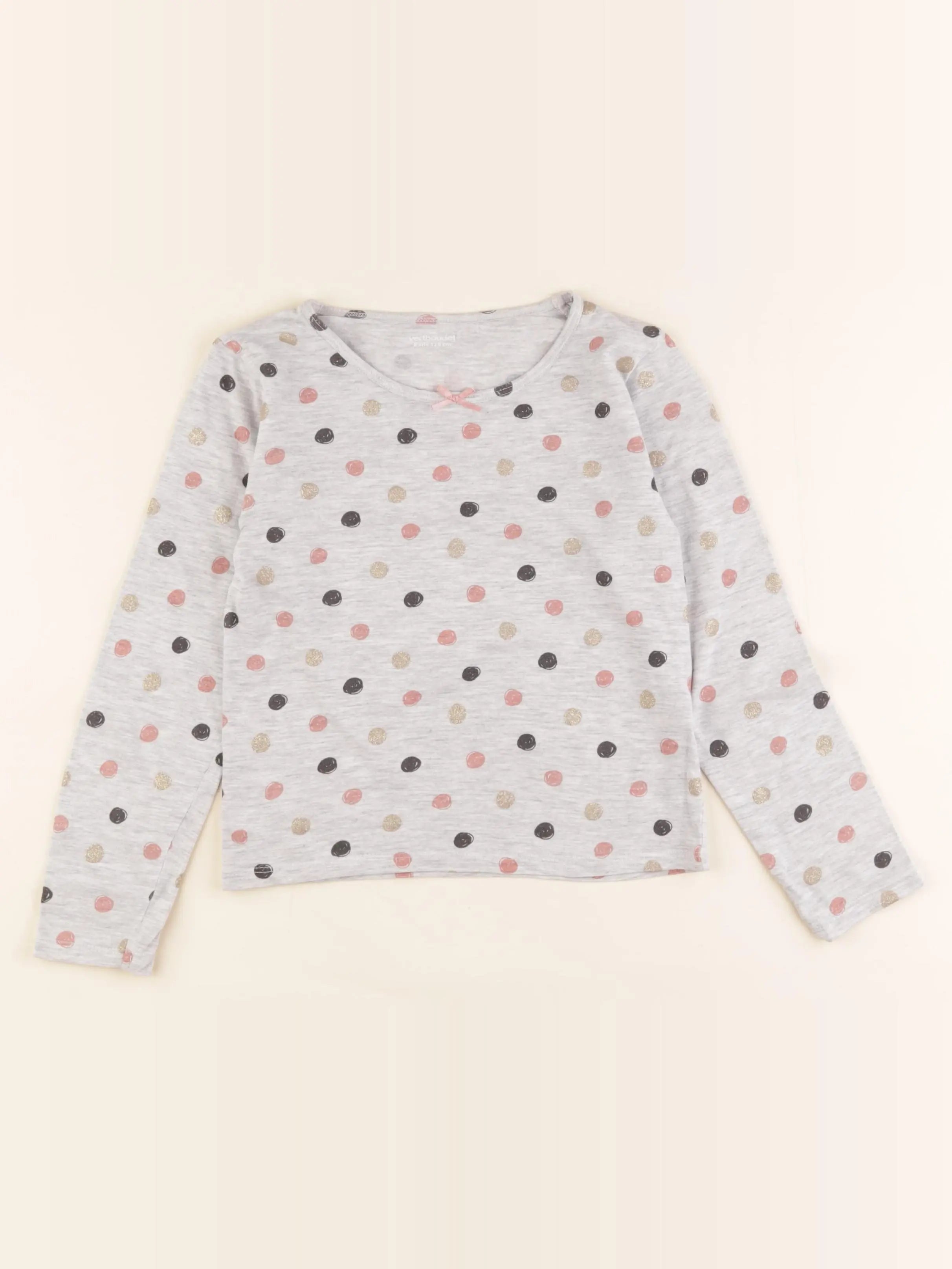 Vertbaudet - maillot de corps gris - 8 ans
