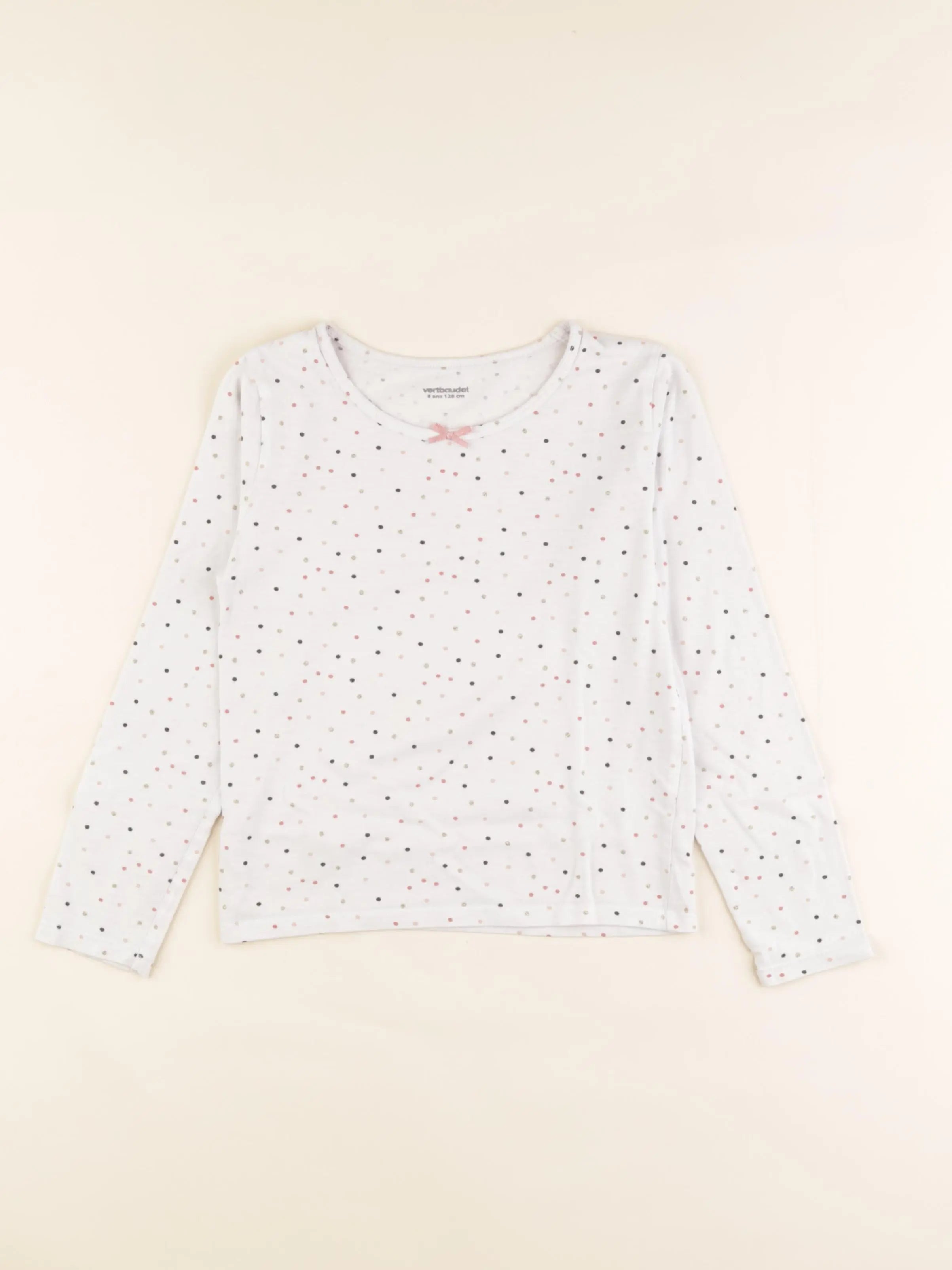 Vertbaudet - maillot de corps blanc - 8 ans