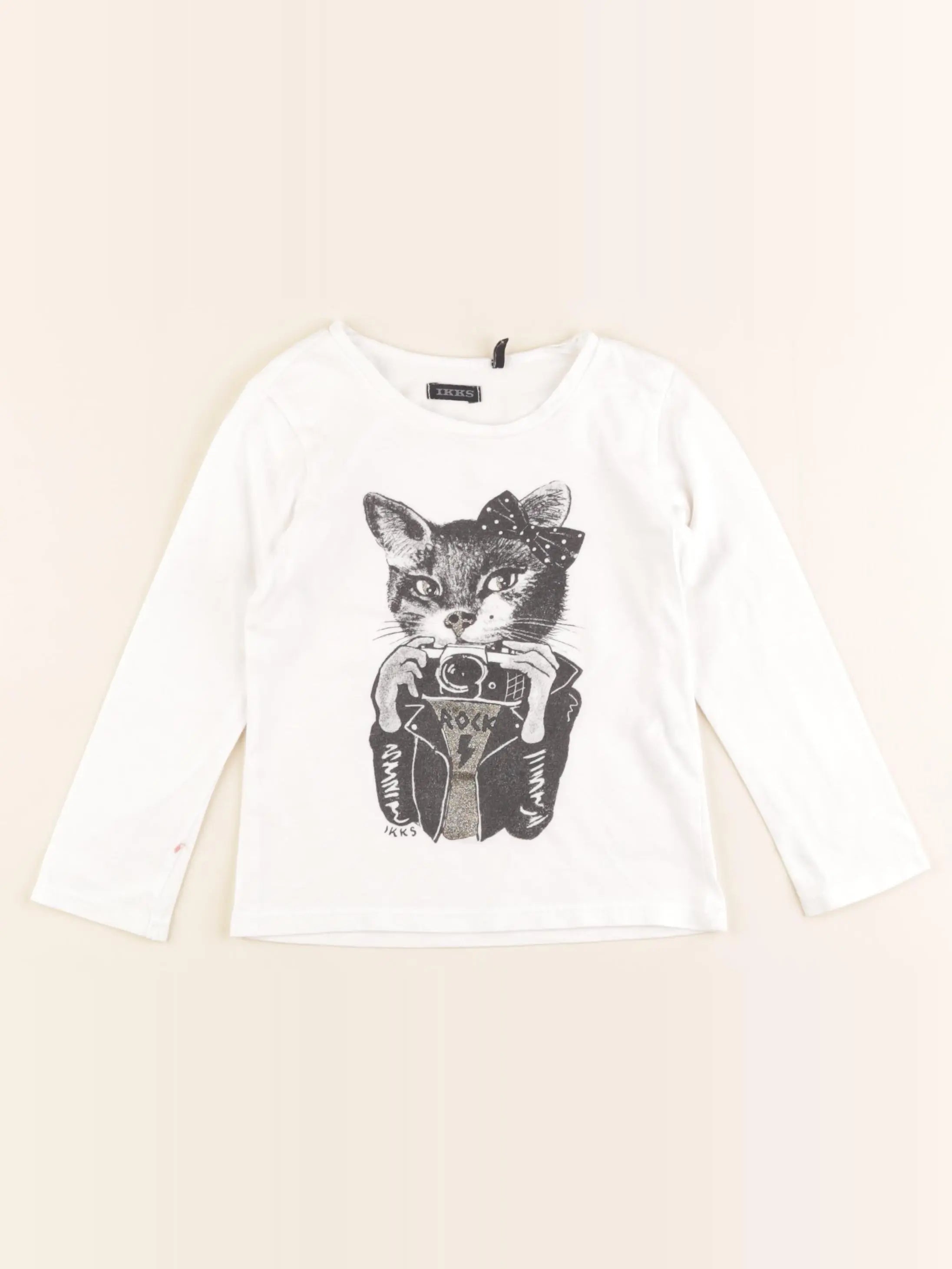 IKKS - tee-shirt blanc - 3 ans