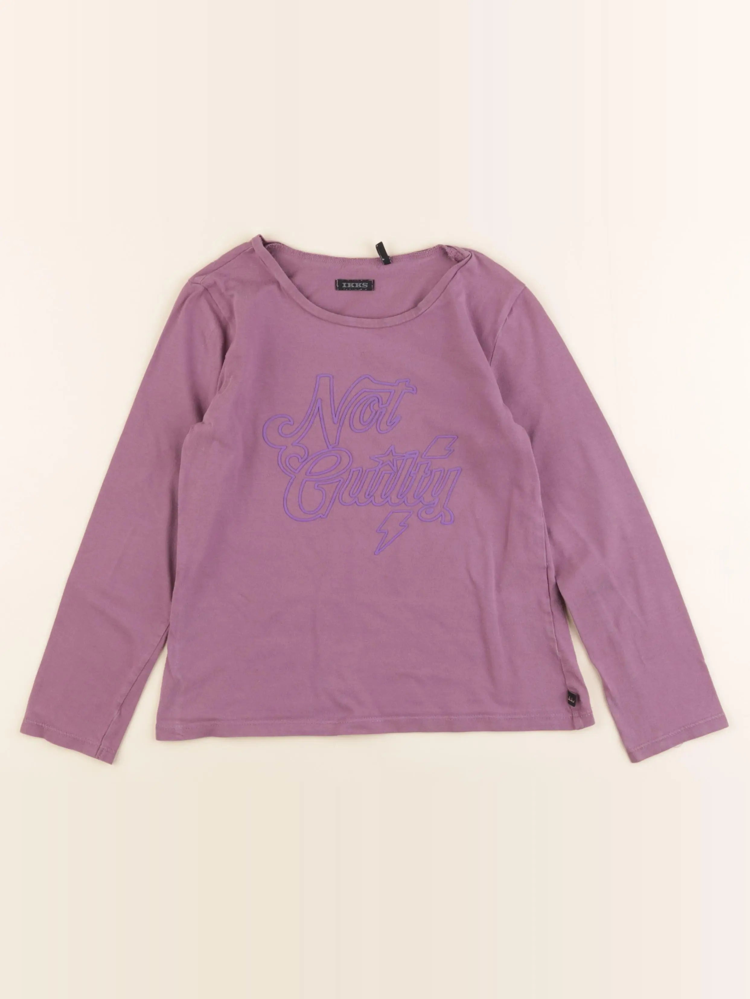 IKKS - tee-shirt violet - 8 ans