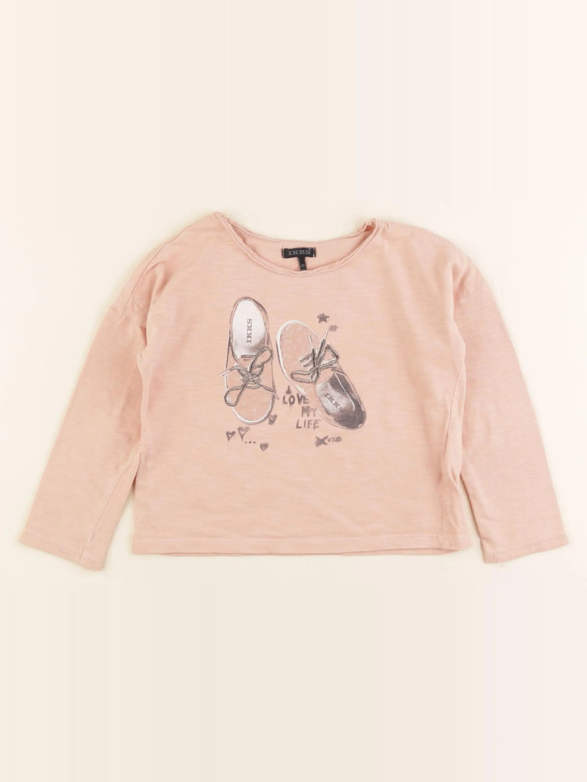 IKKS - tee-shirt rose - 4 ans