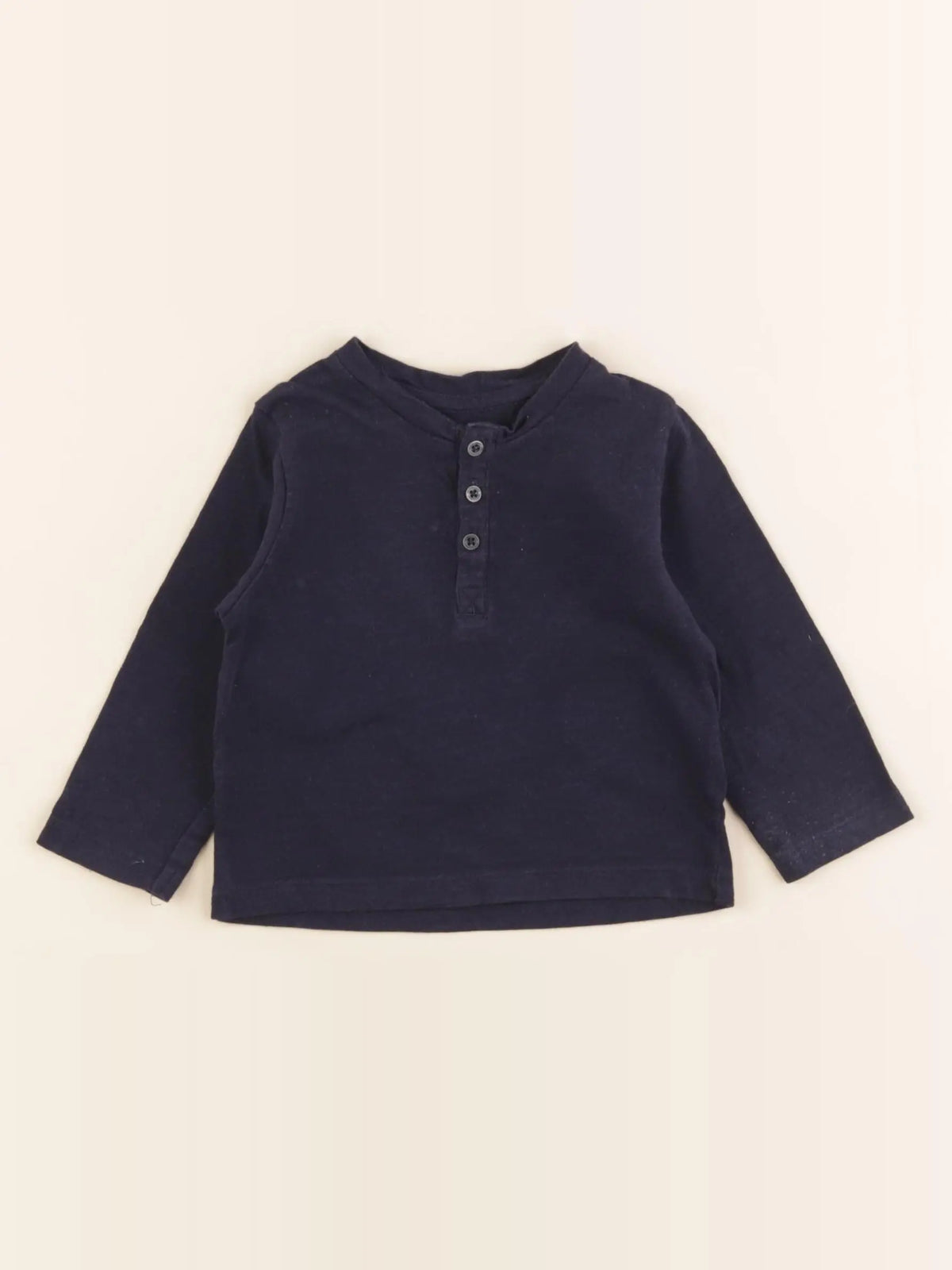 Vertbaudet - tee-shirt bleu - 6 mois