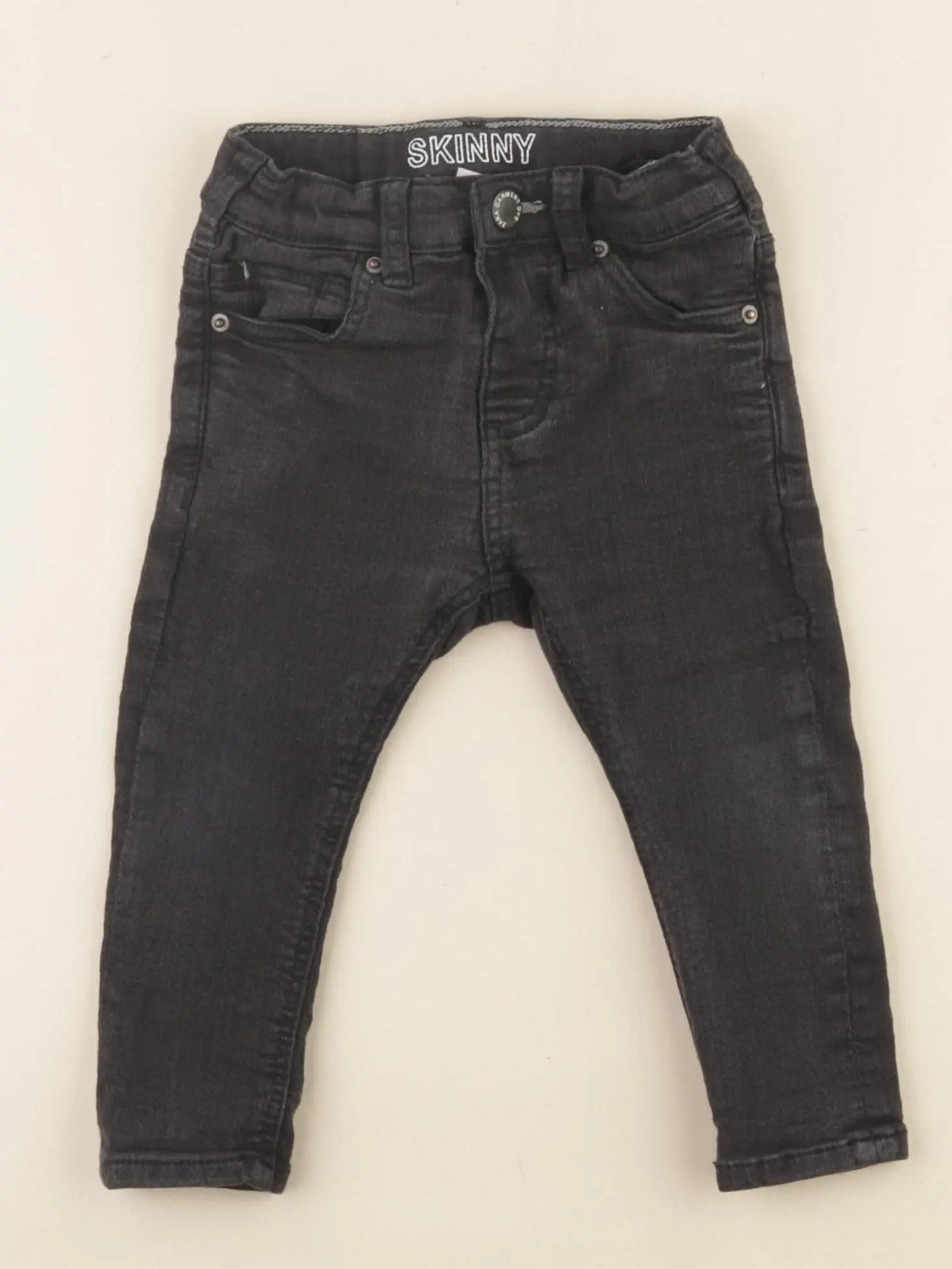 Zara - jean noir - 9/12 mois