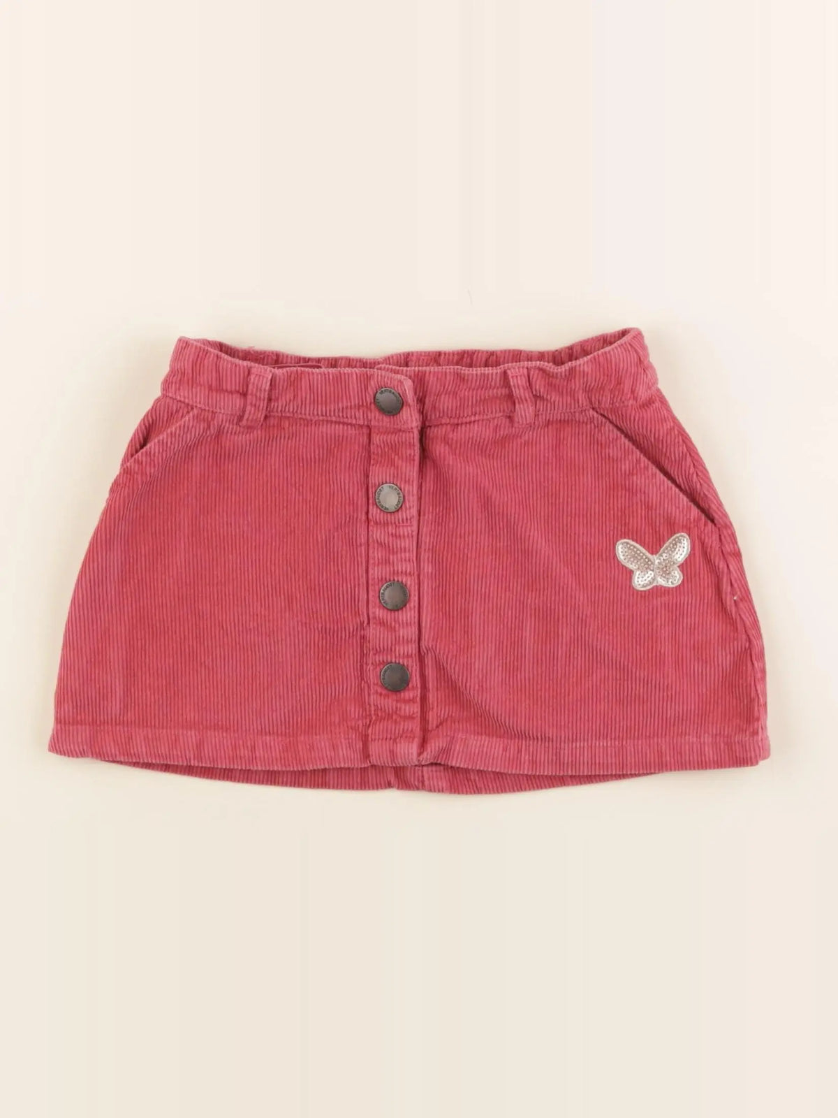 Vertbaudet - jupe rose, or - 3 ans