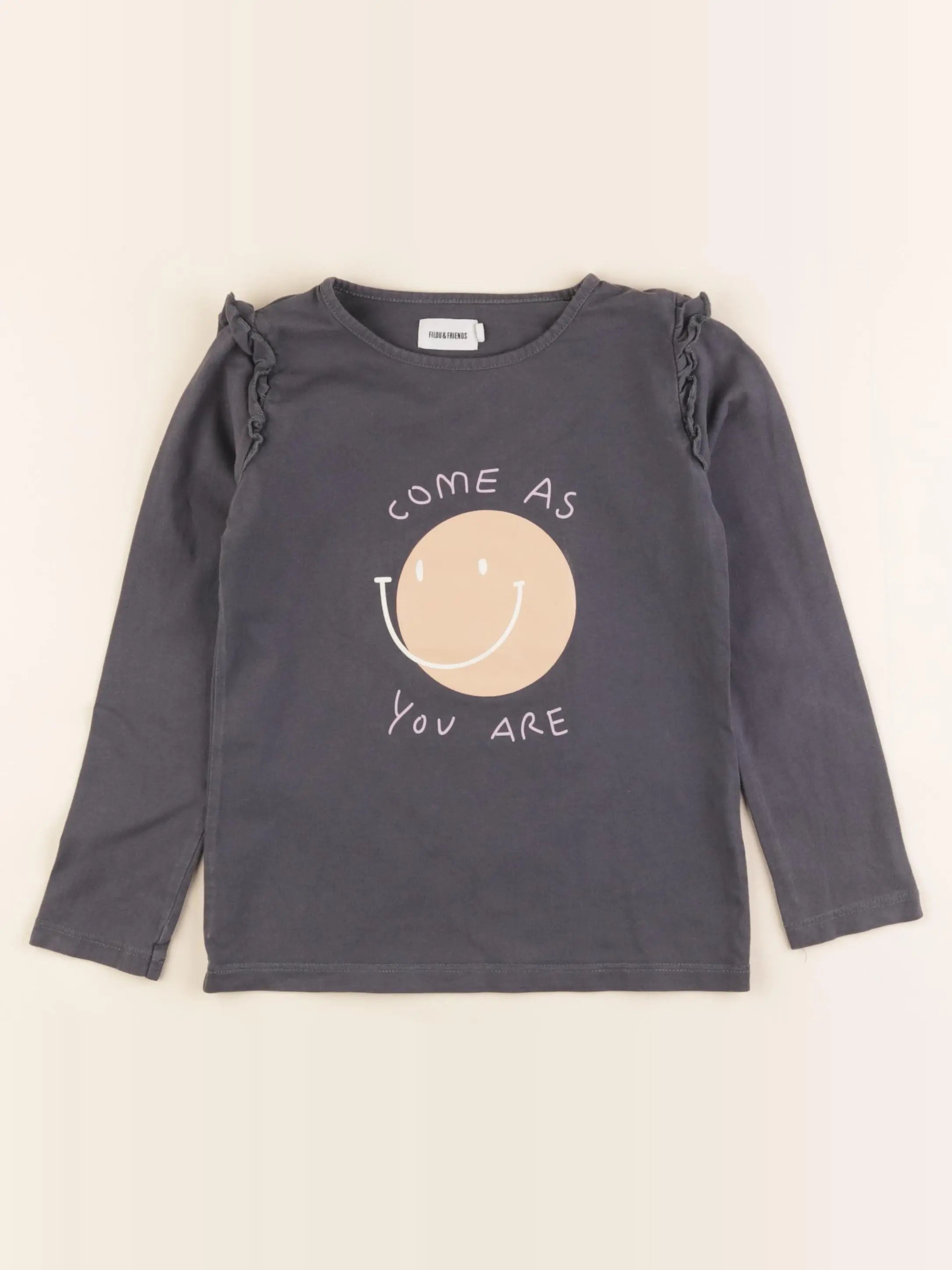Filou & Friends - tee-shirt taupe - 6 ans