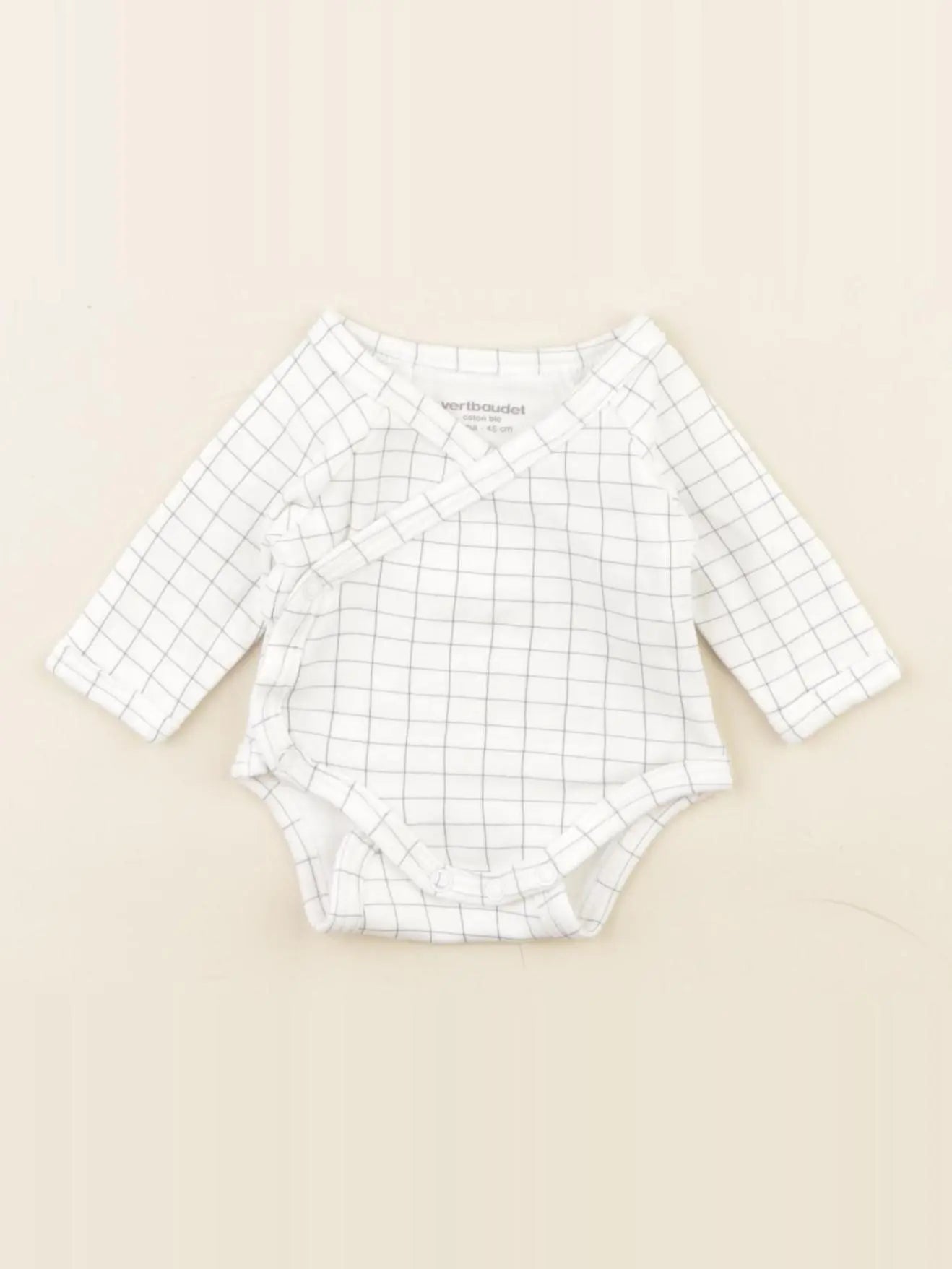 Vertbaudet - body blanc - Prématuré