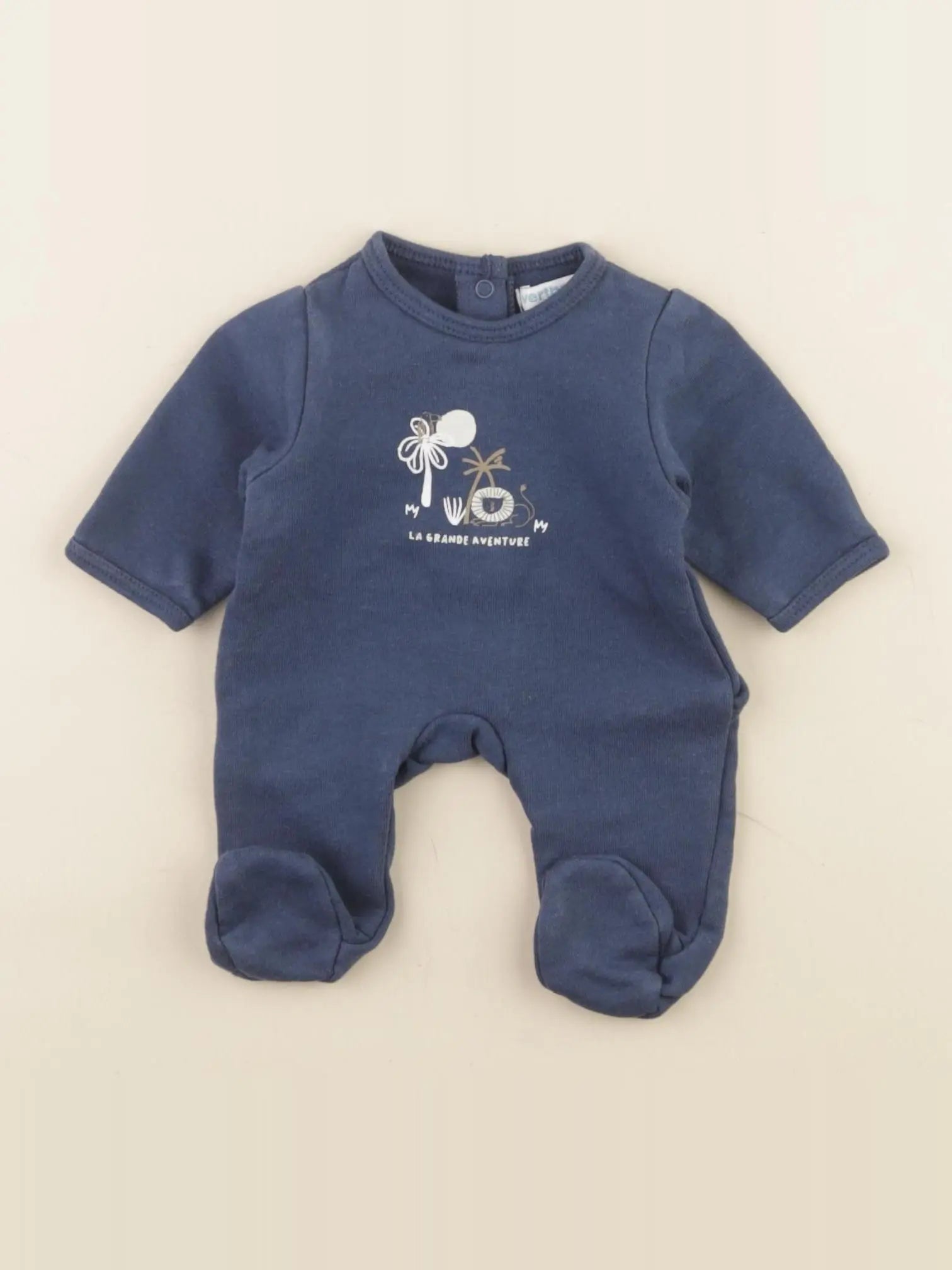 Vertbaudet - pyjama coton bleu - Prématuré