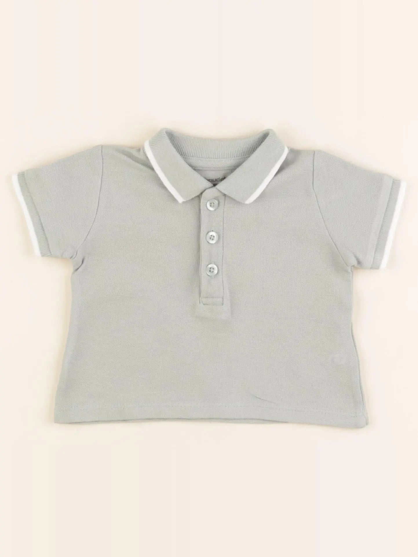 Vertbaudet - polo vert - 3 mois