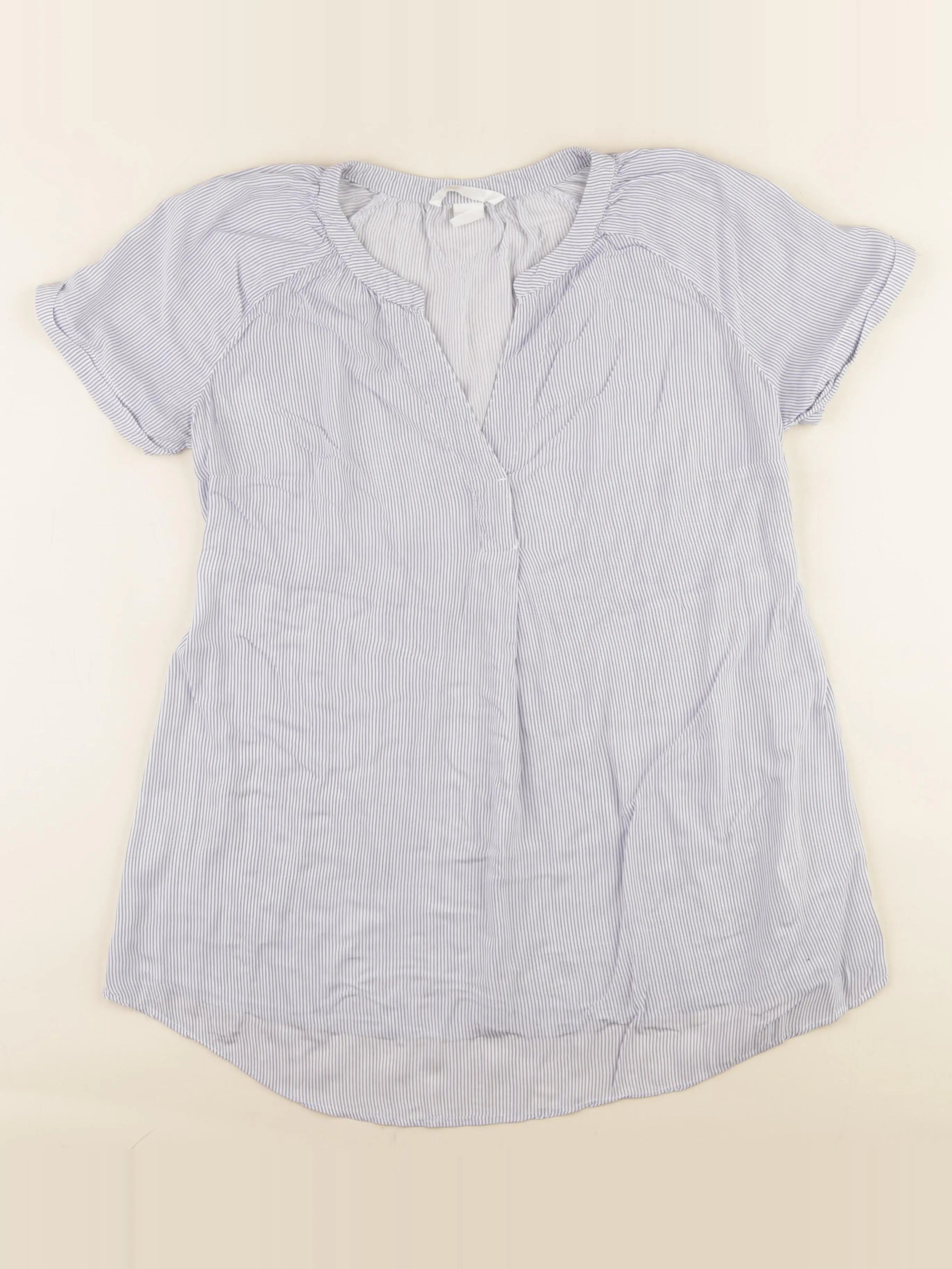 H&M - blouse grossesse blanc, bleu - s