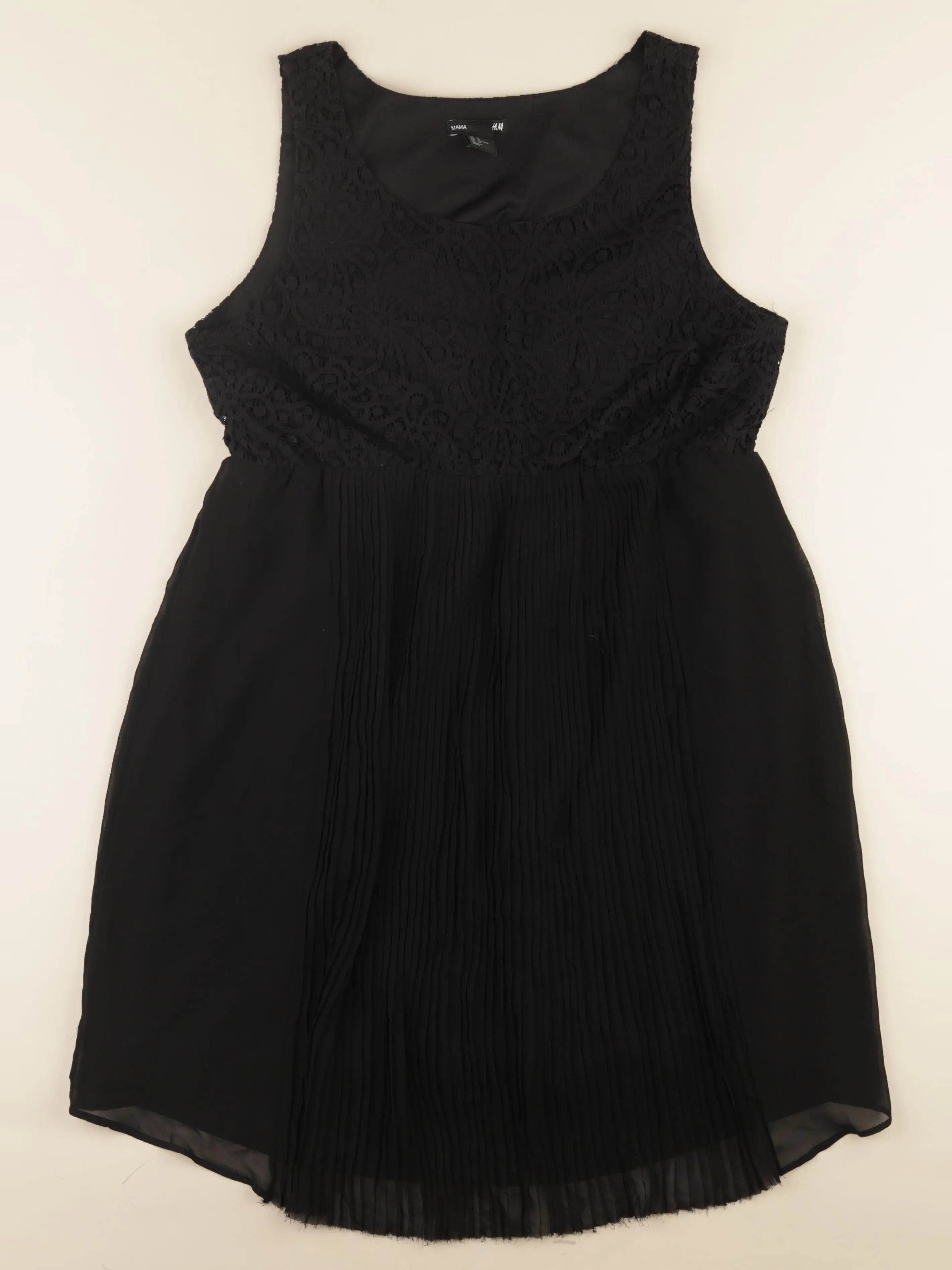 H&M - robe grossesse noir - m