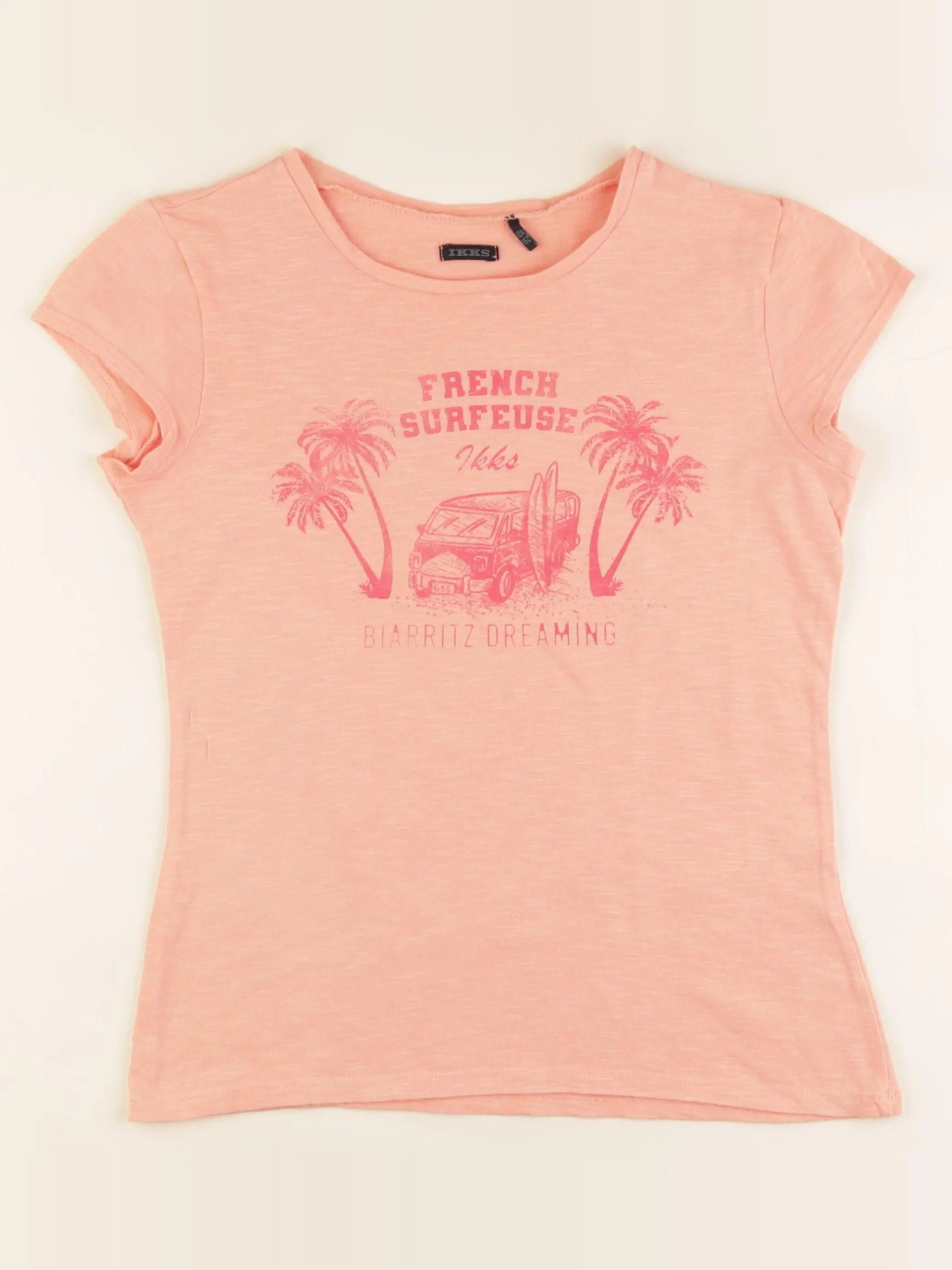 IKKS - tee-shirt rose - 12 ans