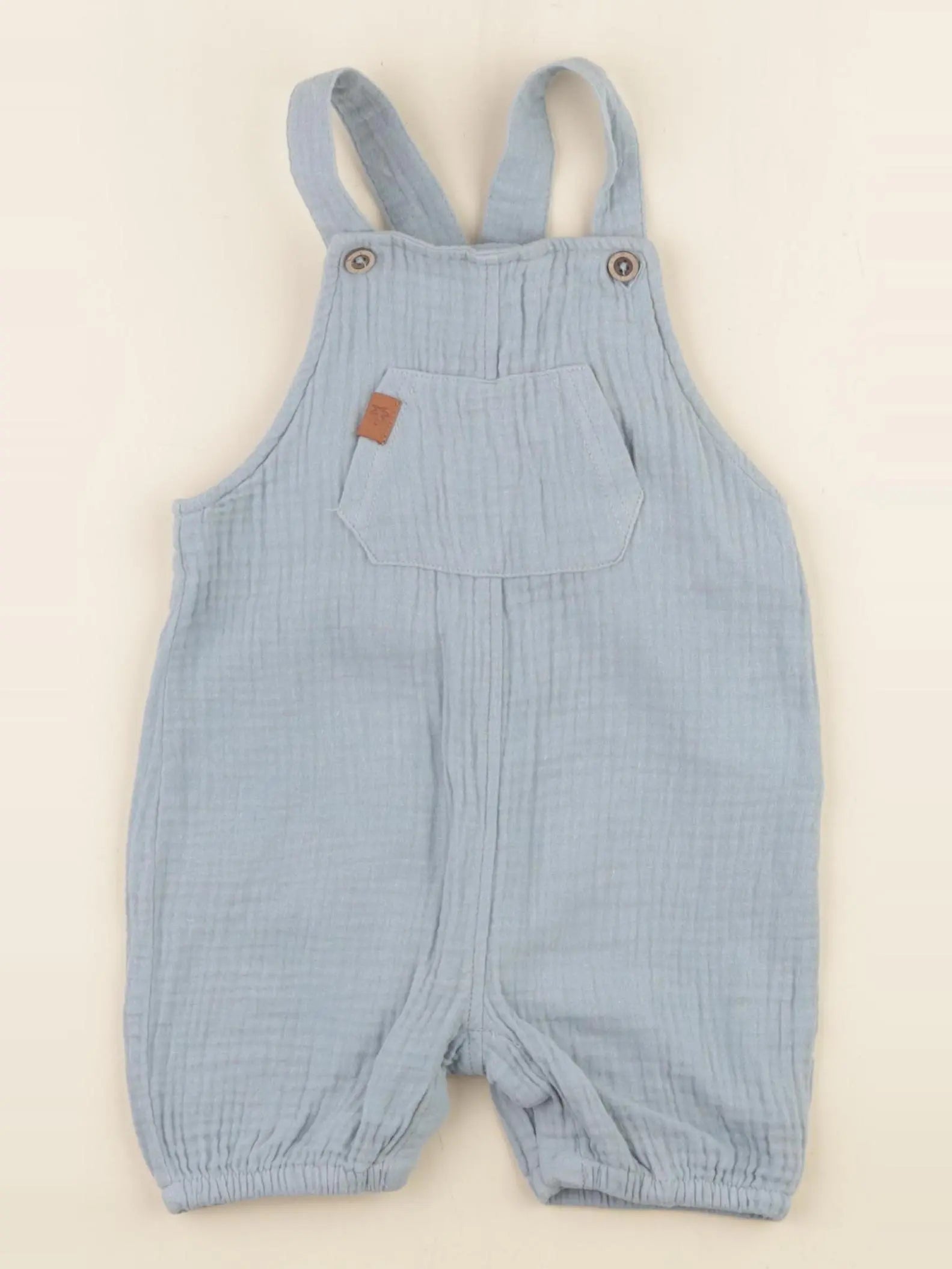 Vertbaudet - salopette bleu - 12 mois