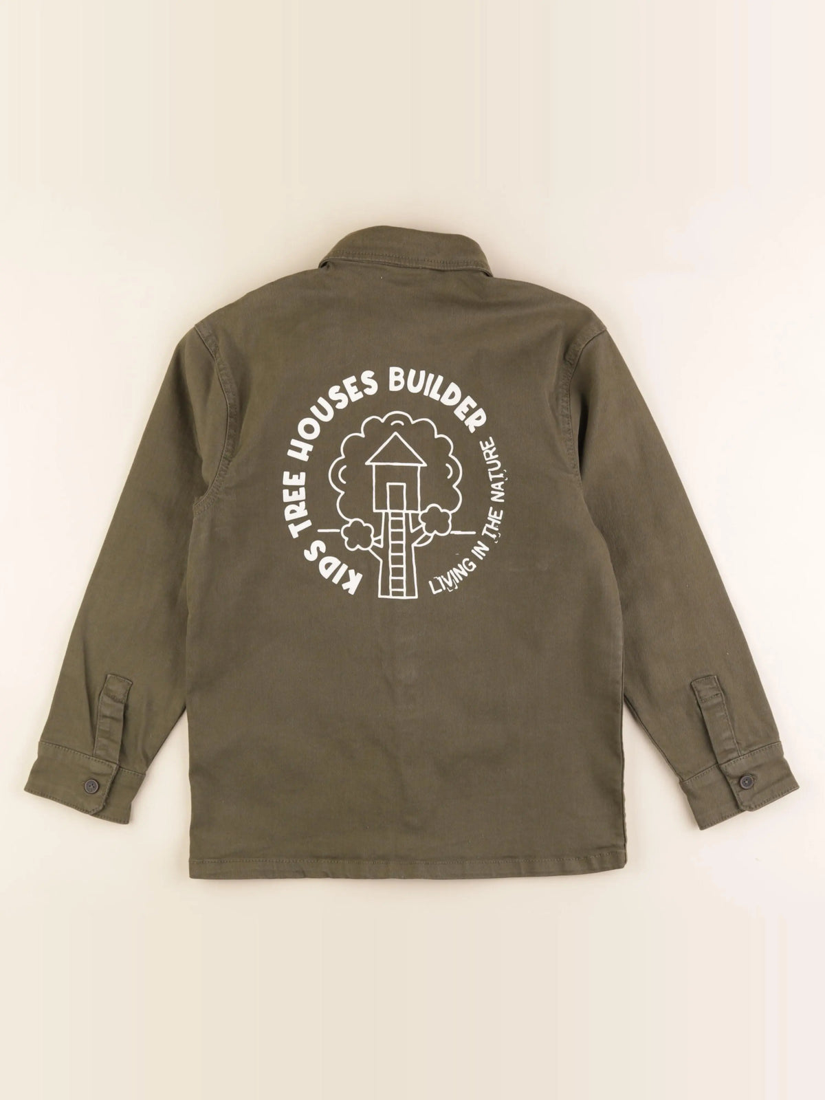 Vertbaudet - veste vert - 10 ans