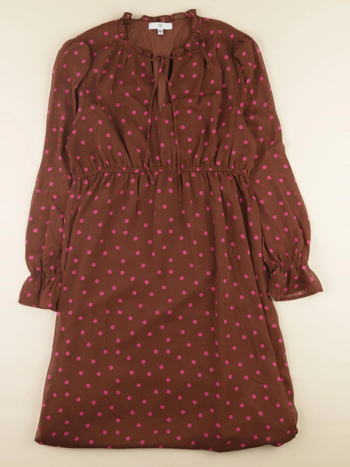 La redoute - robe grossesse marron, rose - 40