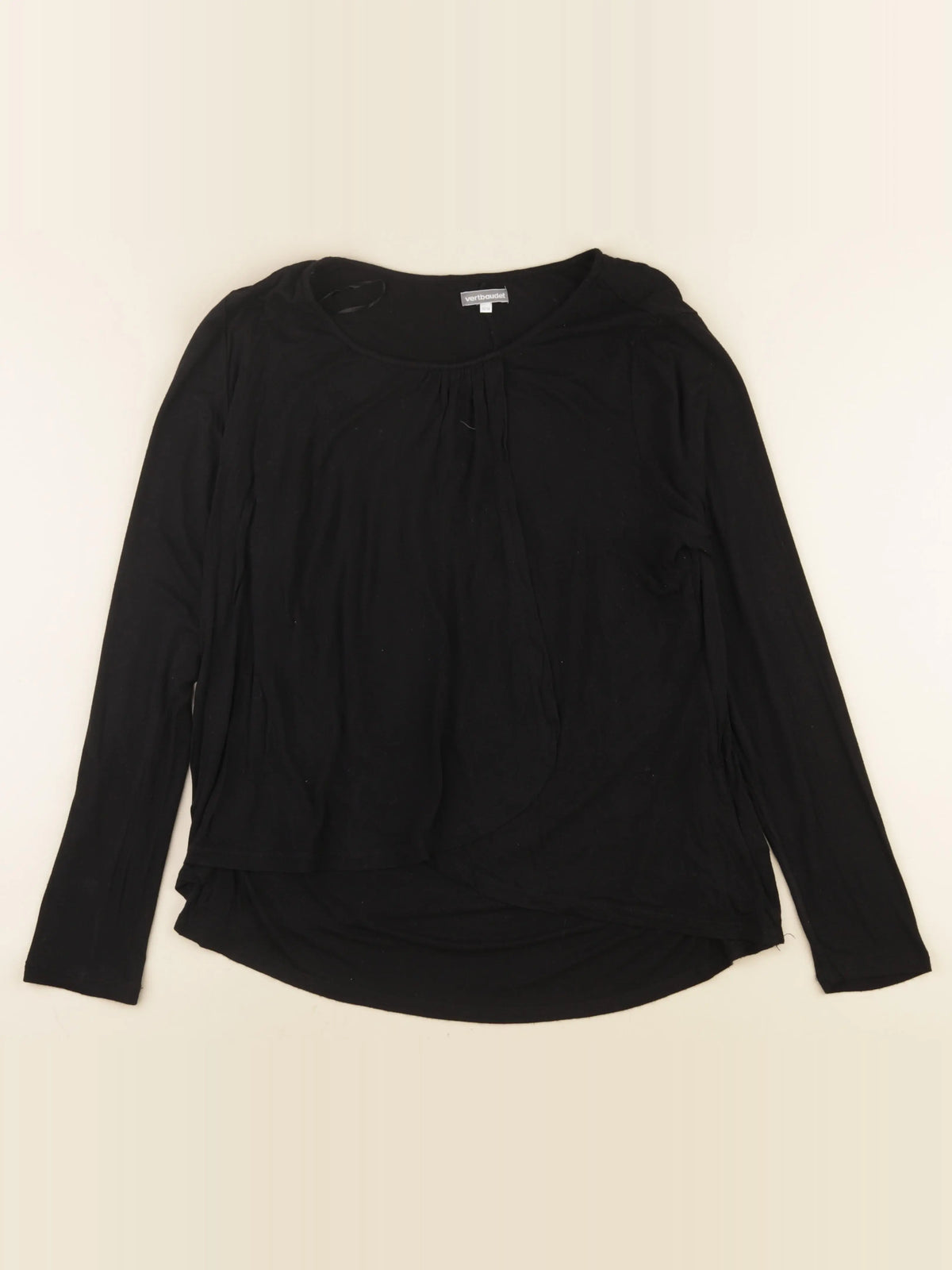 Vertbaudet - tee-shirt grossesse, allaitement noir - 42 à 44