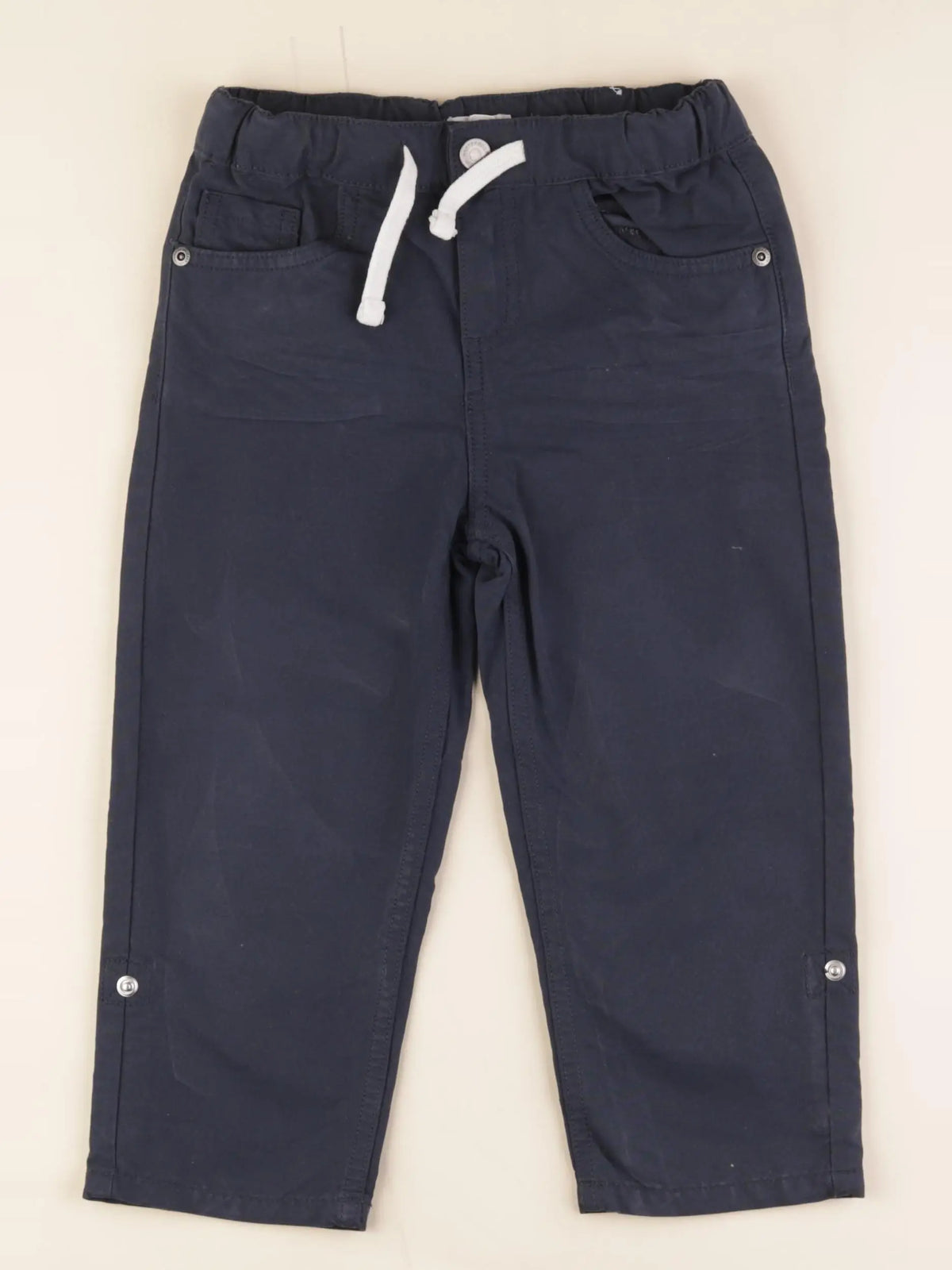 Vertbaudet - pantacourt bleu - 7 ans