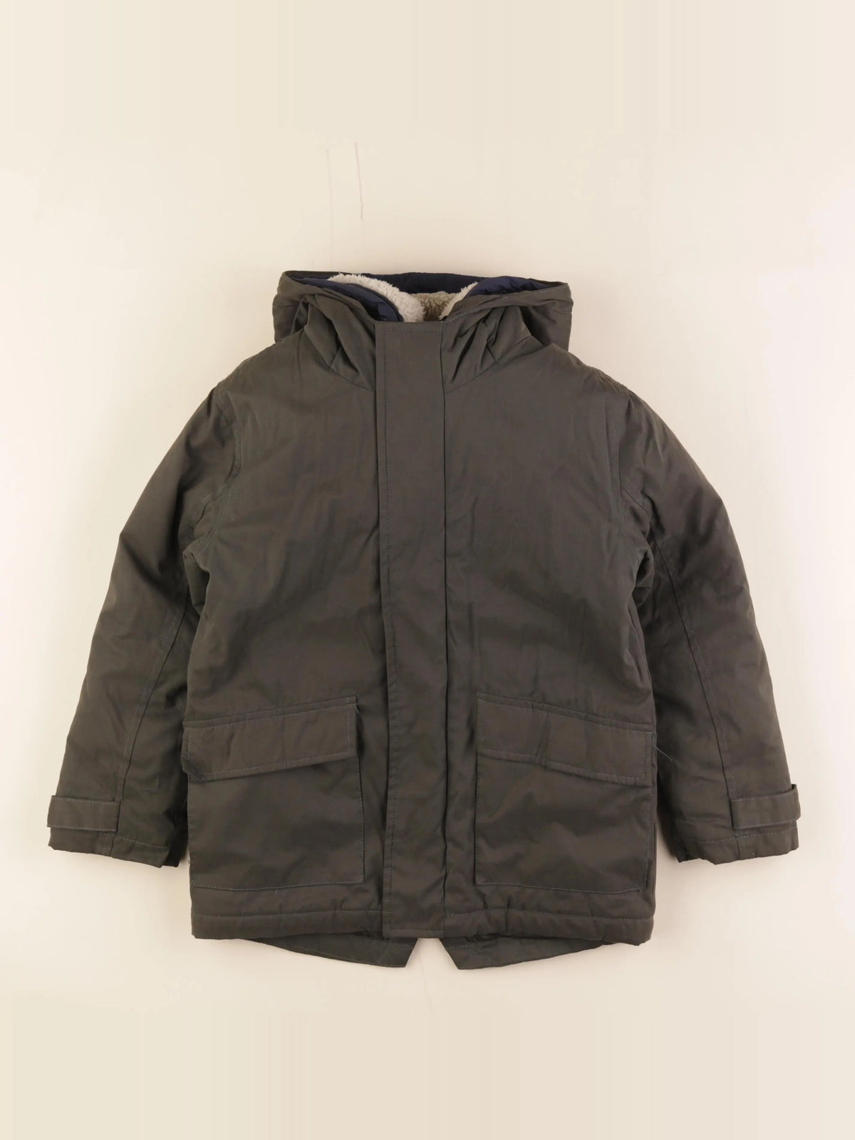 Vertbaudet - parka vert - 7 ans
