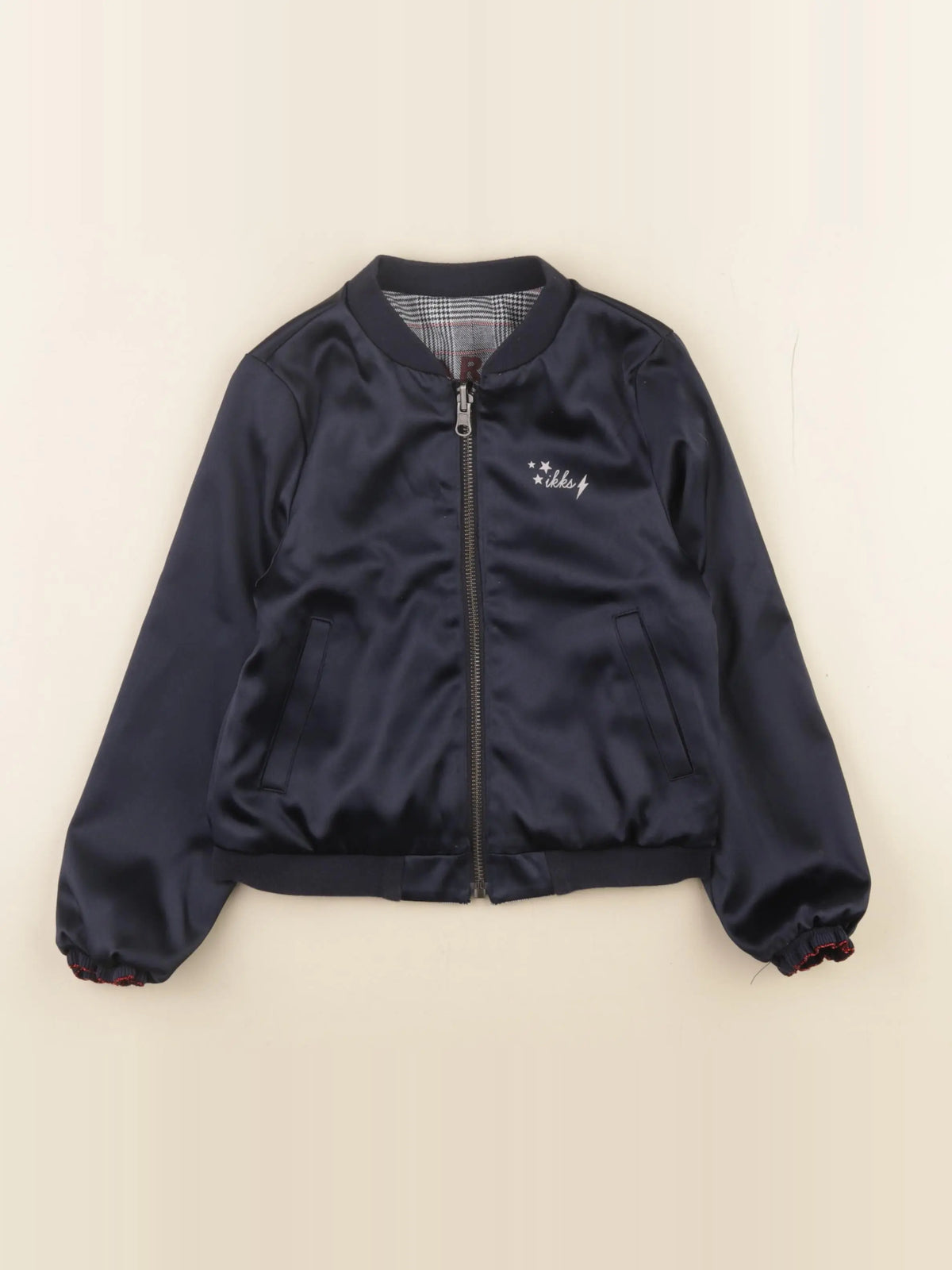IKKS - veste bleu, gris - 6 ans