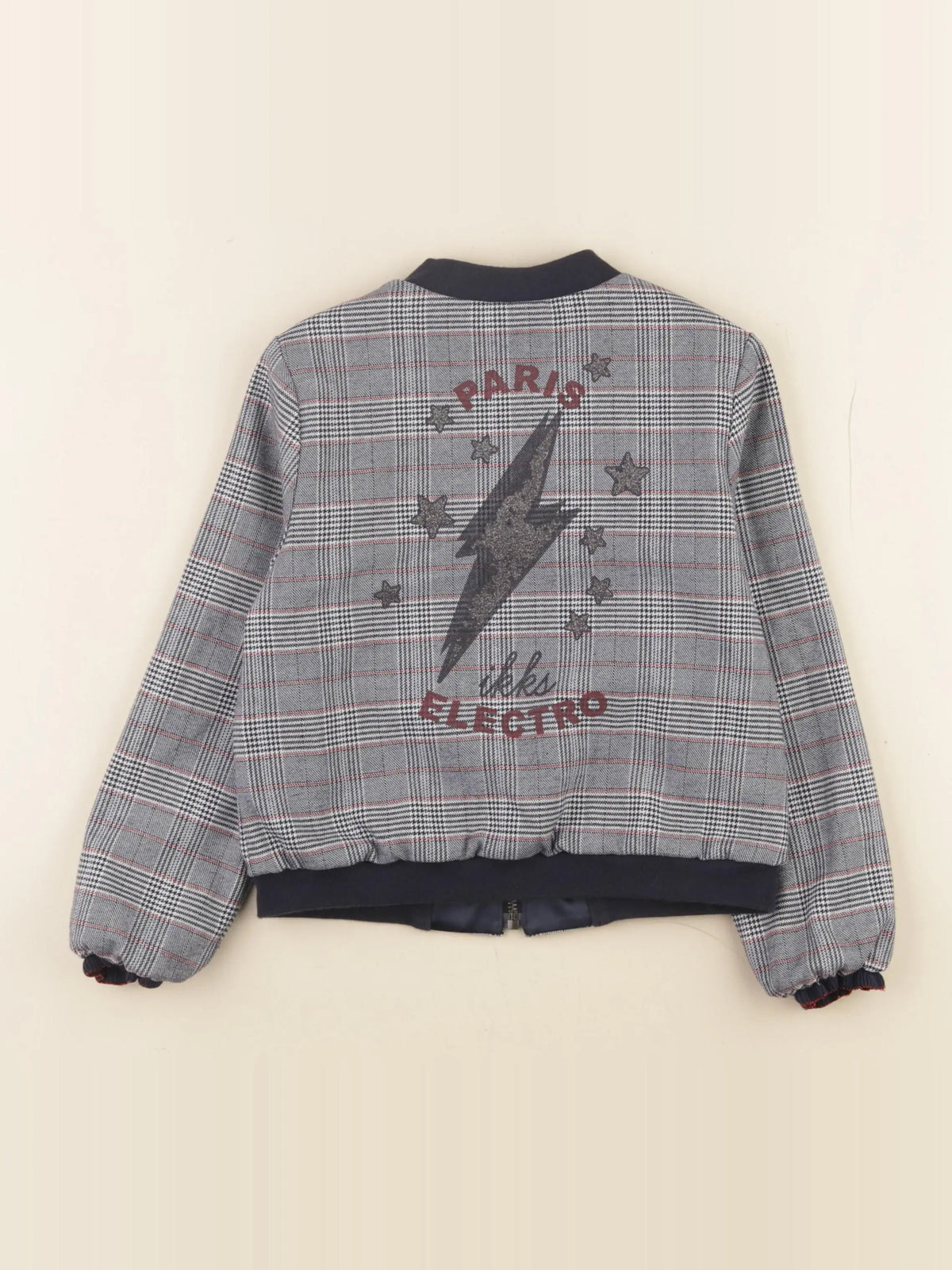 IKKS - veste bleu, gris - 6 ans