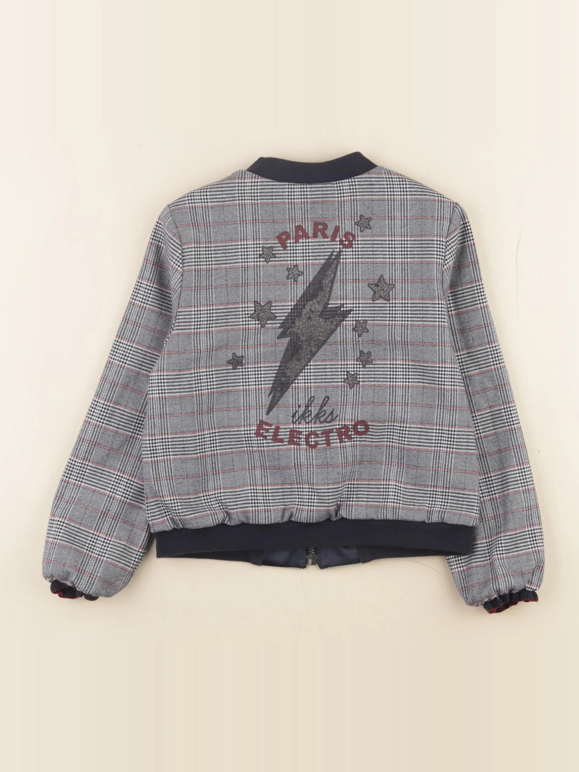IKKS - veste bleu, gris - 6 ans