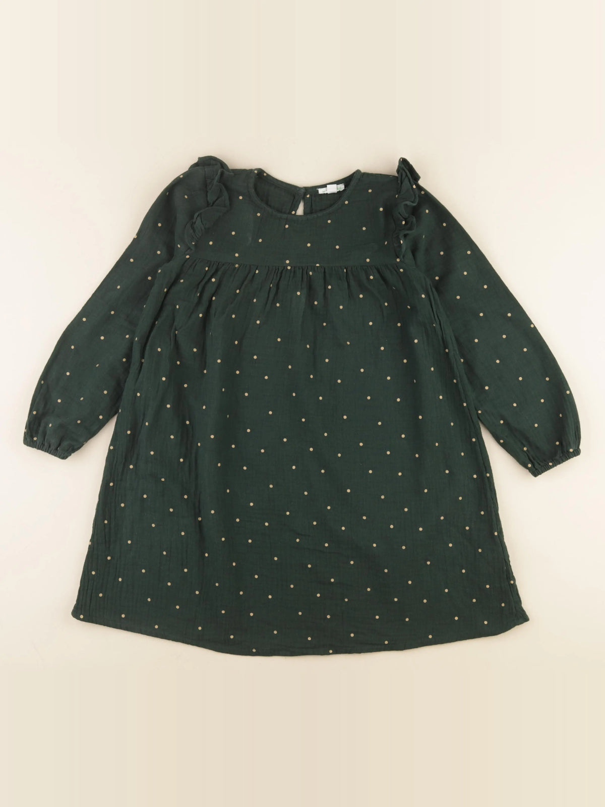 Vertbaudet - robe vert - 8 ans