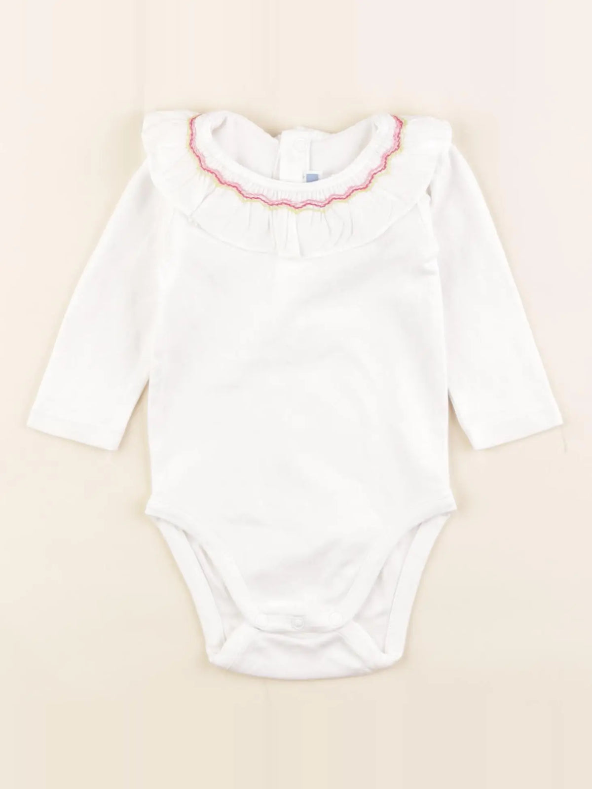 Jacadi - body à col blanc - 6 mois