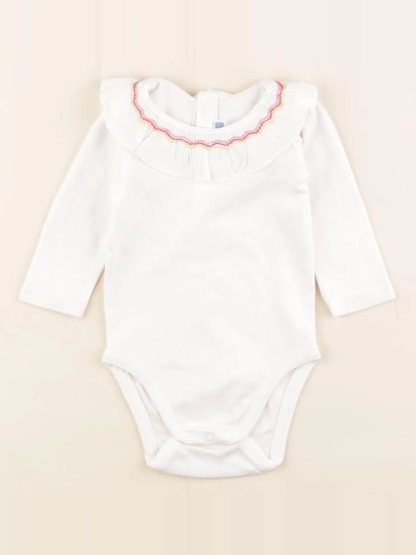 Jacadi - body à col blanc - 6 mois