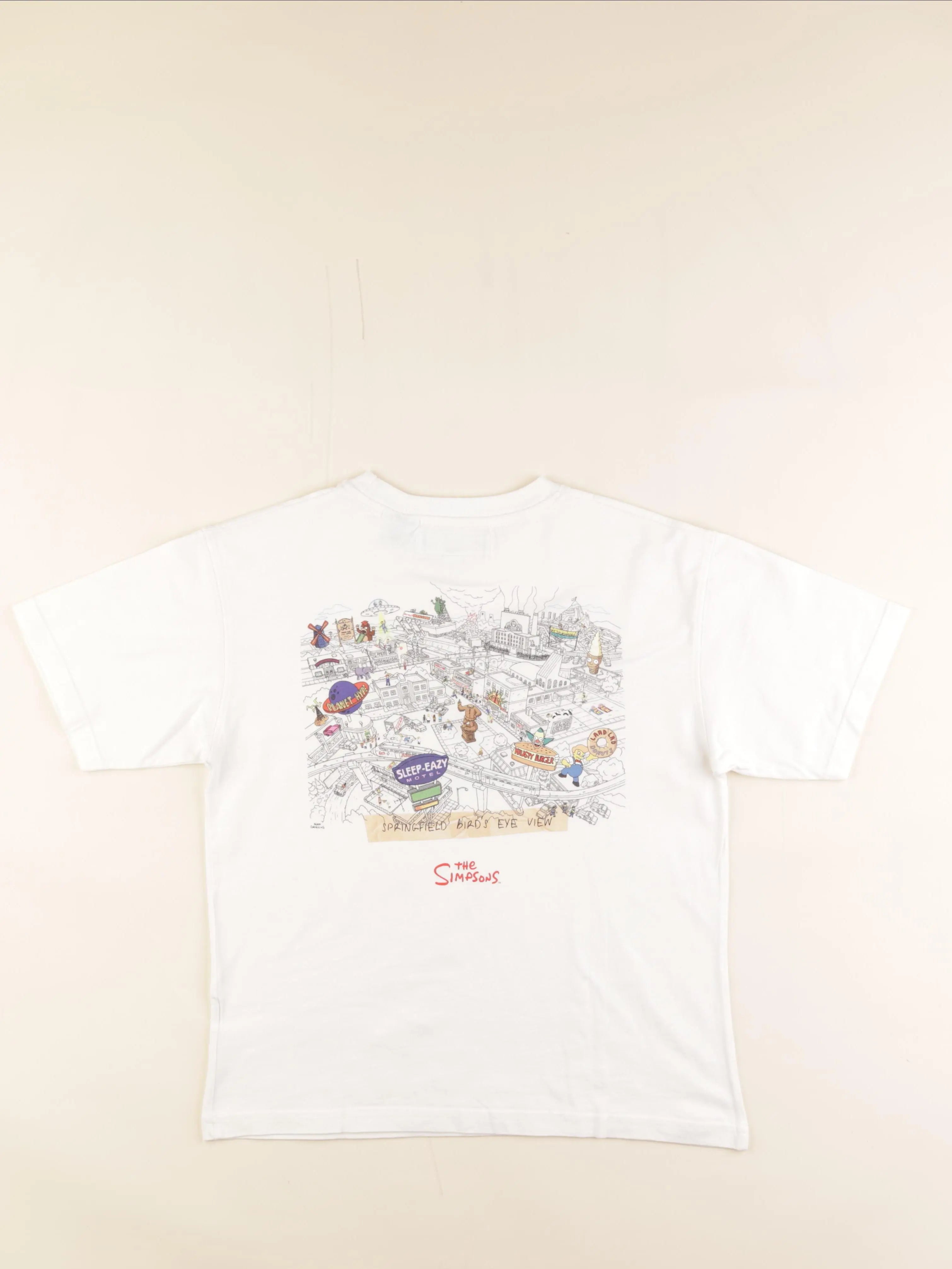 Zara - tee-shirt imprimé au dos blanc - 9/10 ans