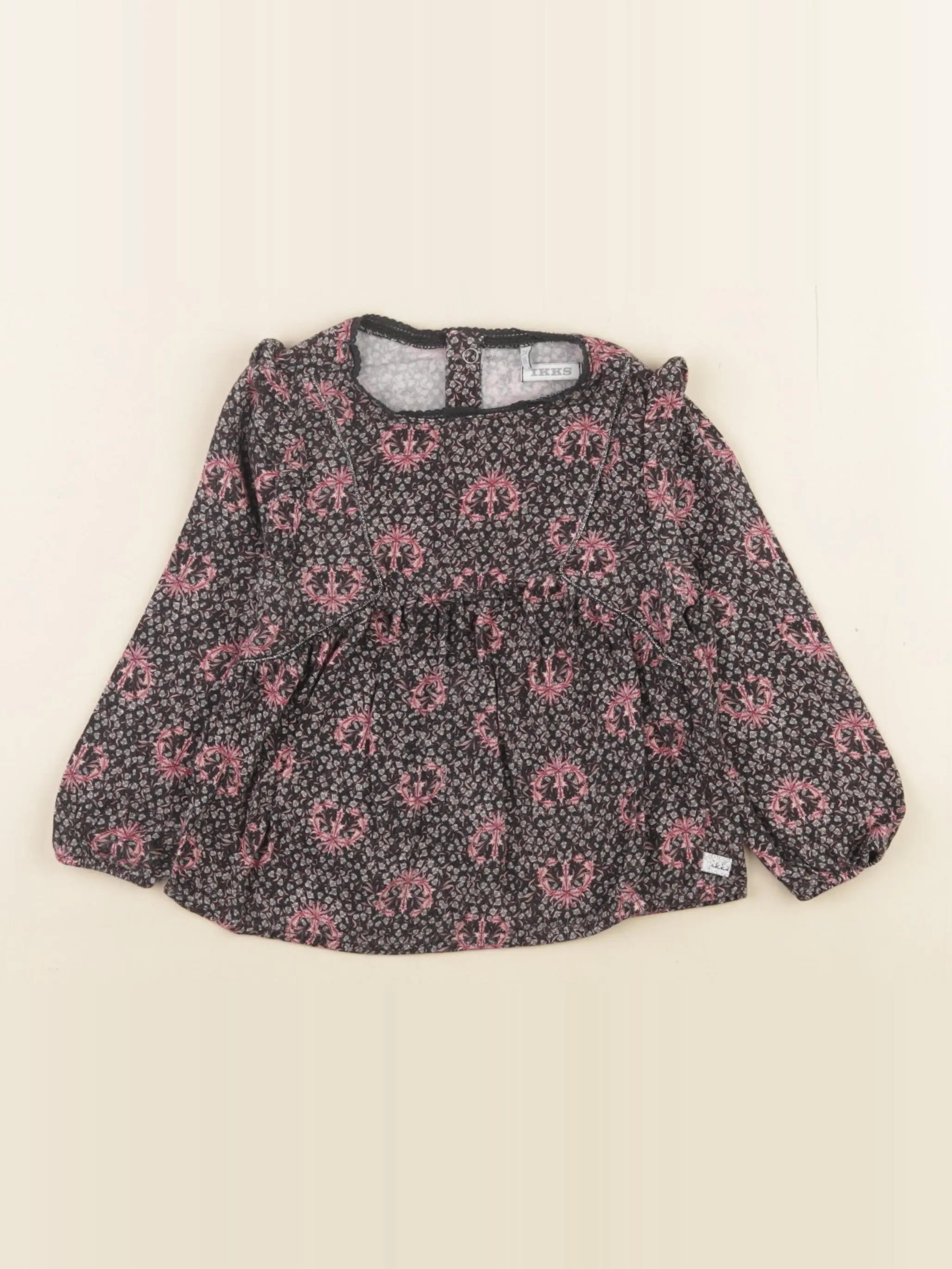 IKKS - blouse rose - 2 ans