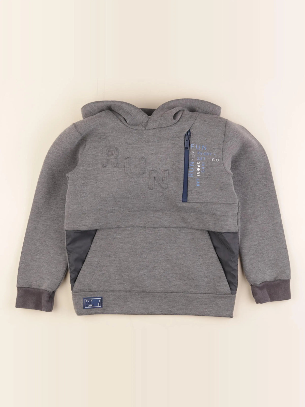 IKKS - sweat gris - 6 ans