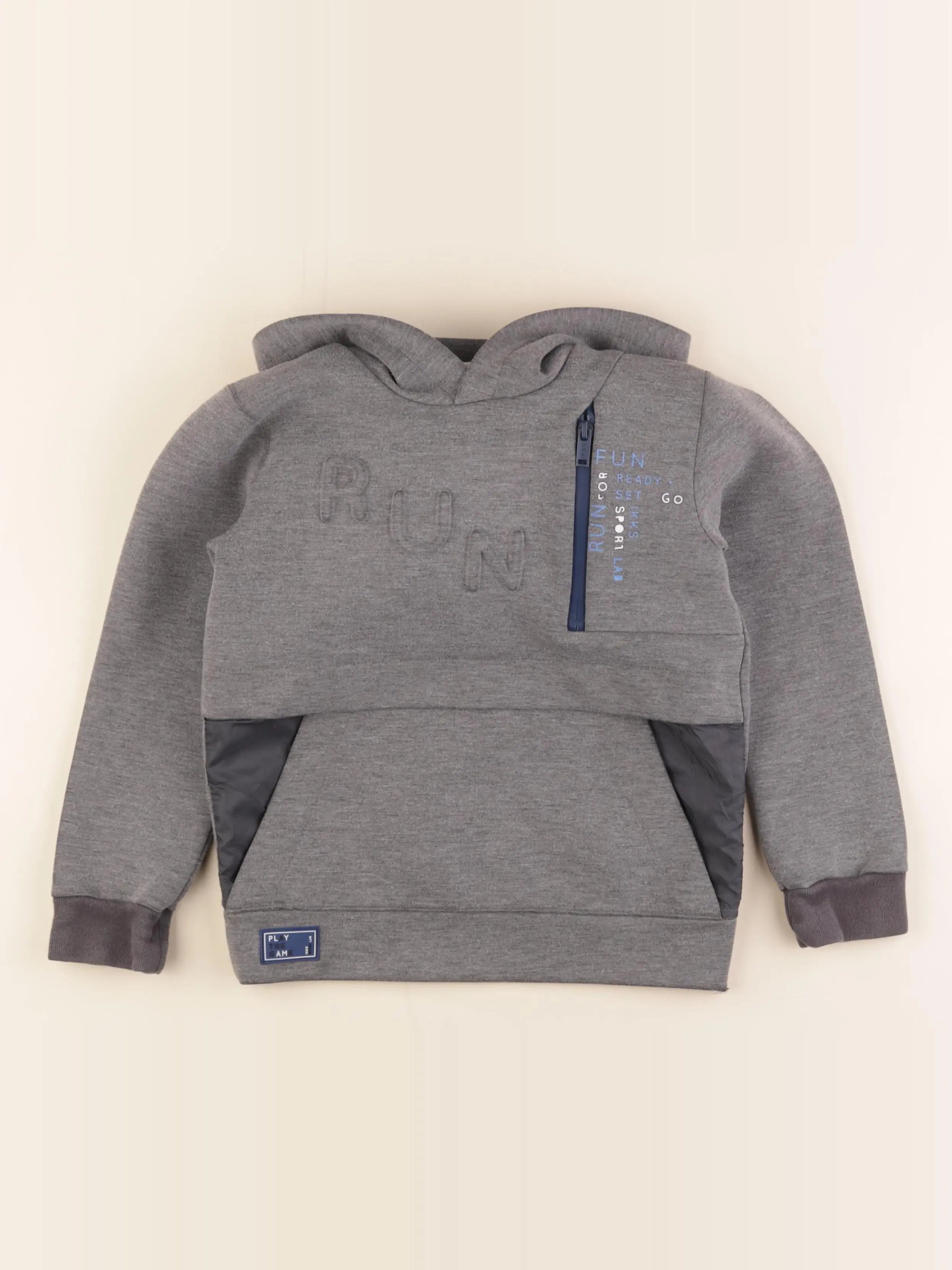 IKKS - sweat gris - 6 ans