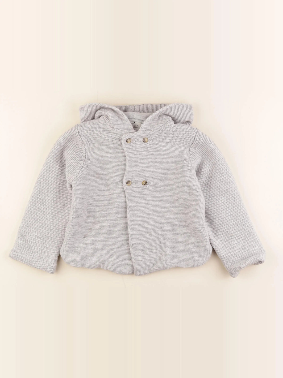 Cyrillus - veste doublé gris - 36 mois