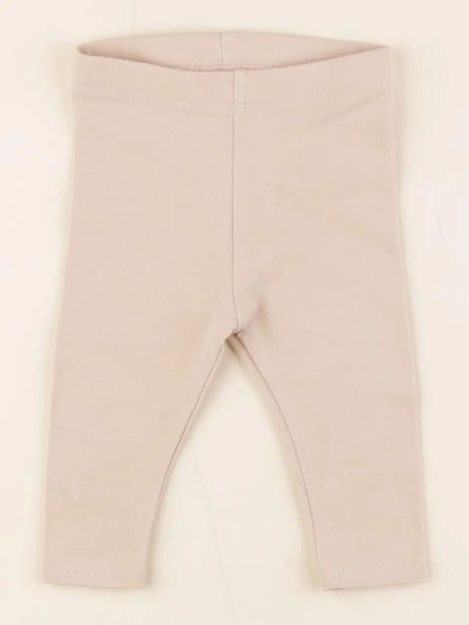 Vertbaudet - legging beige - 3 mois