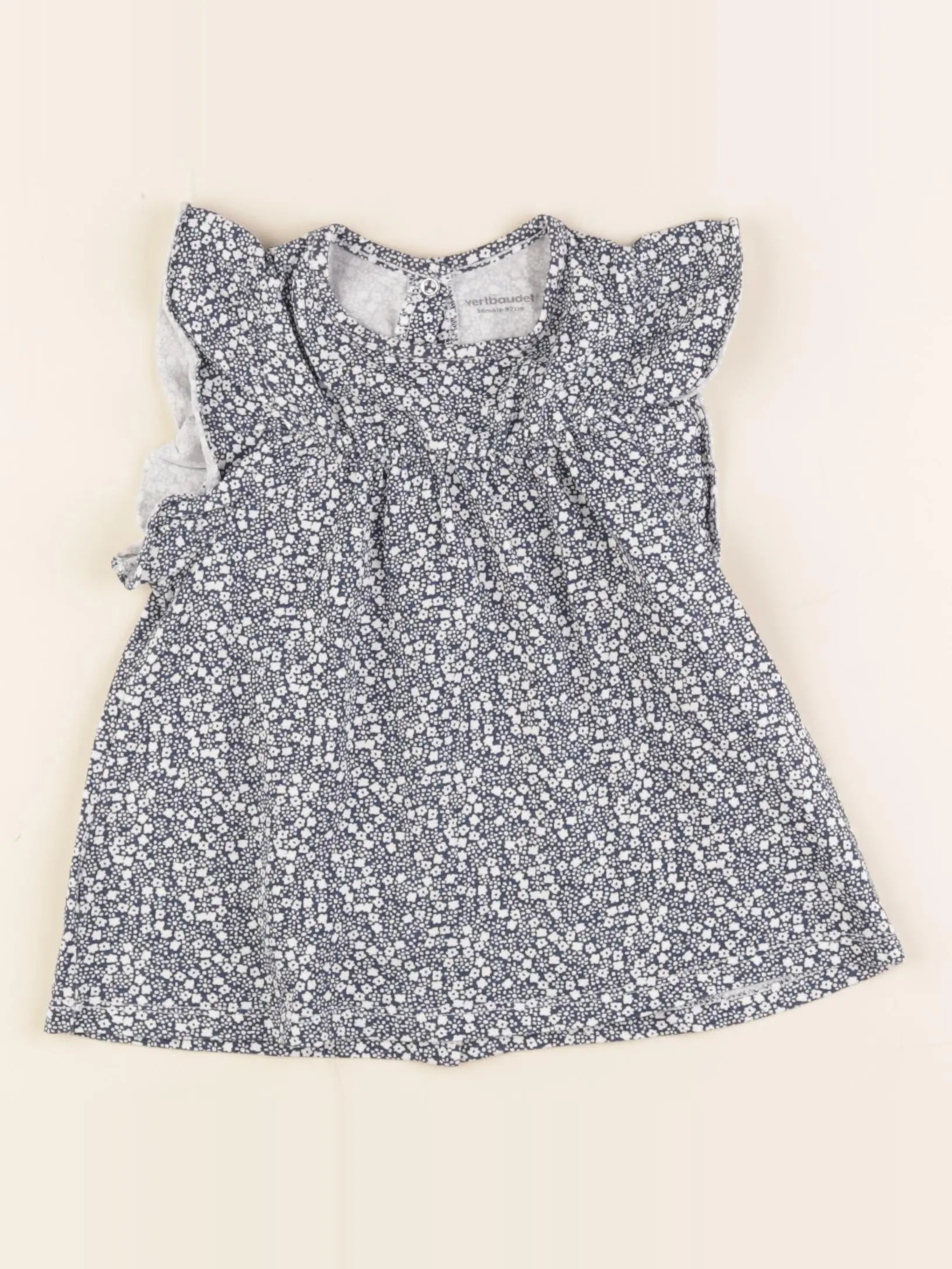 Vertbaudet - tee-shirt bleu - 36 mois