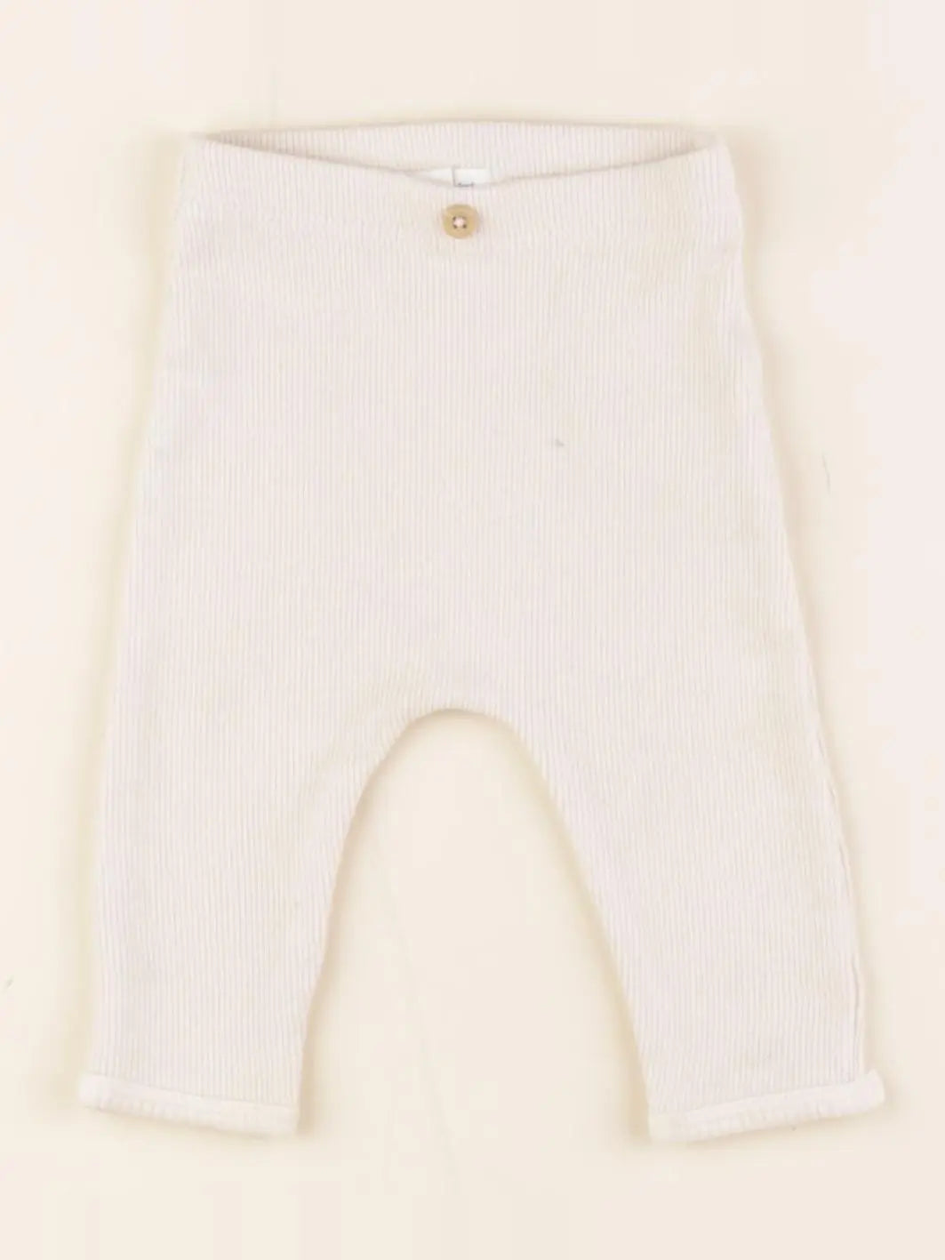 Vertbaudet - legging beige - 3 mois