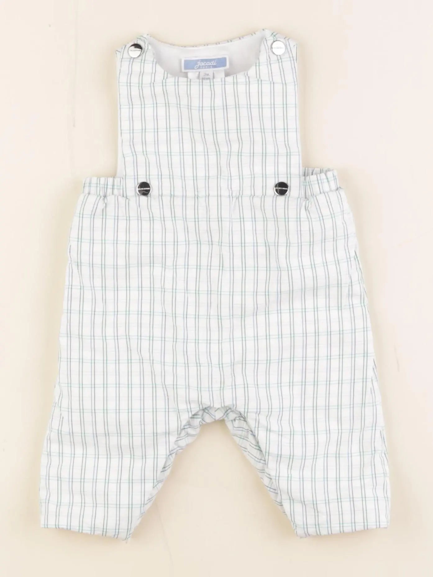 Jacadi - salopette doublé multicolore - 3 mois