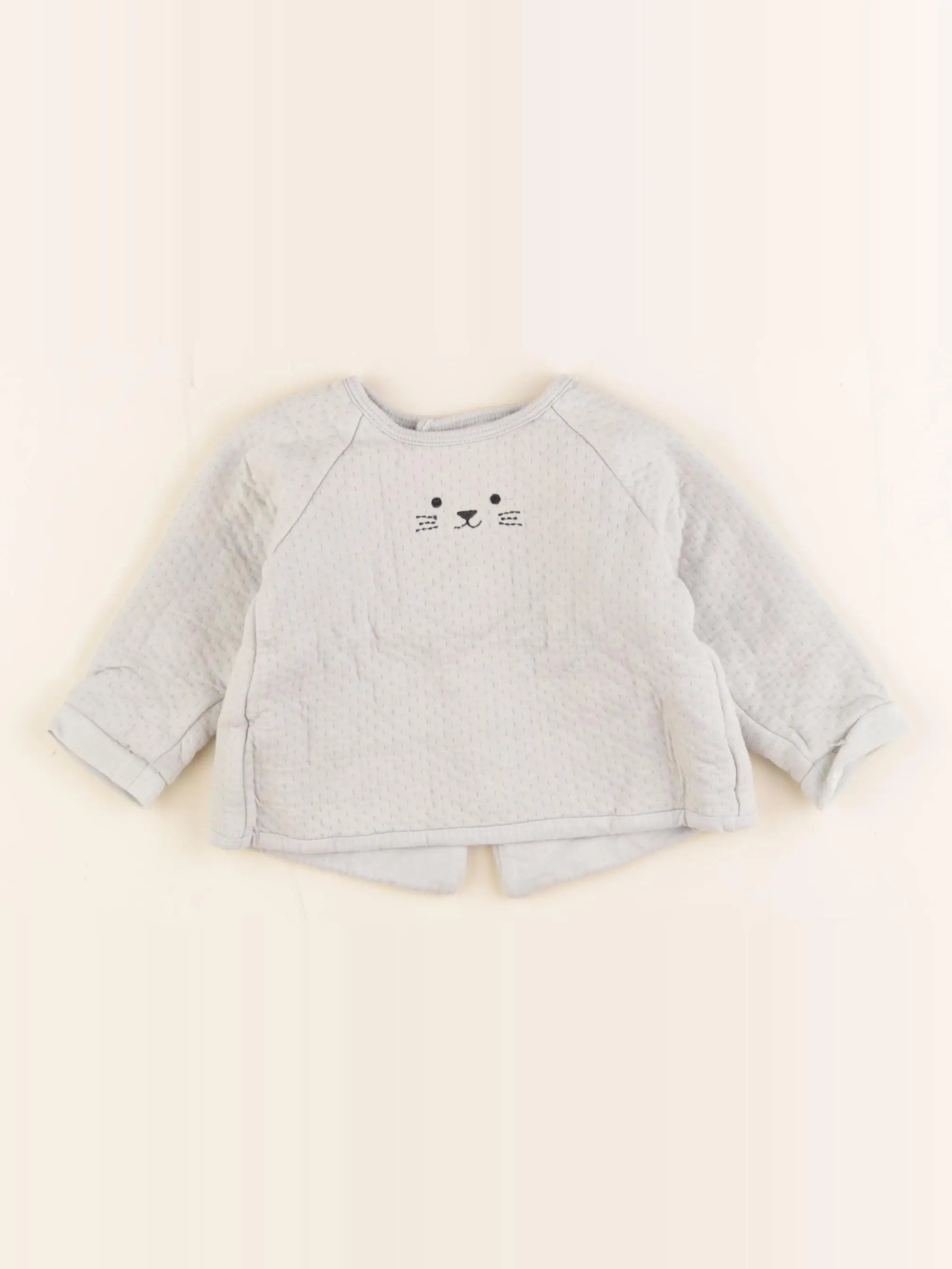 Boutchou - sweat vert - 12 mois