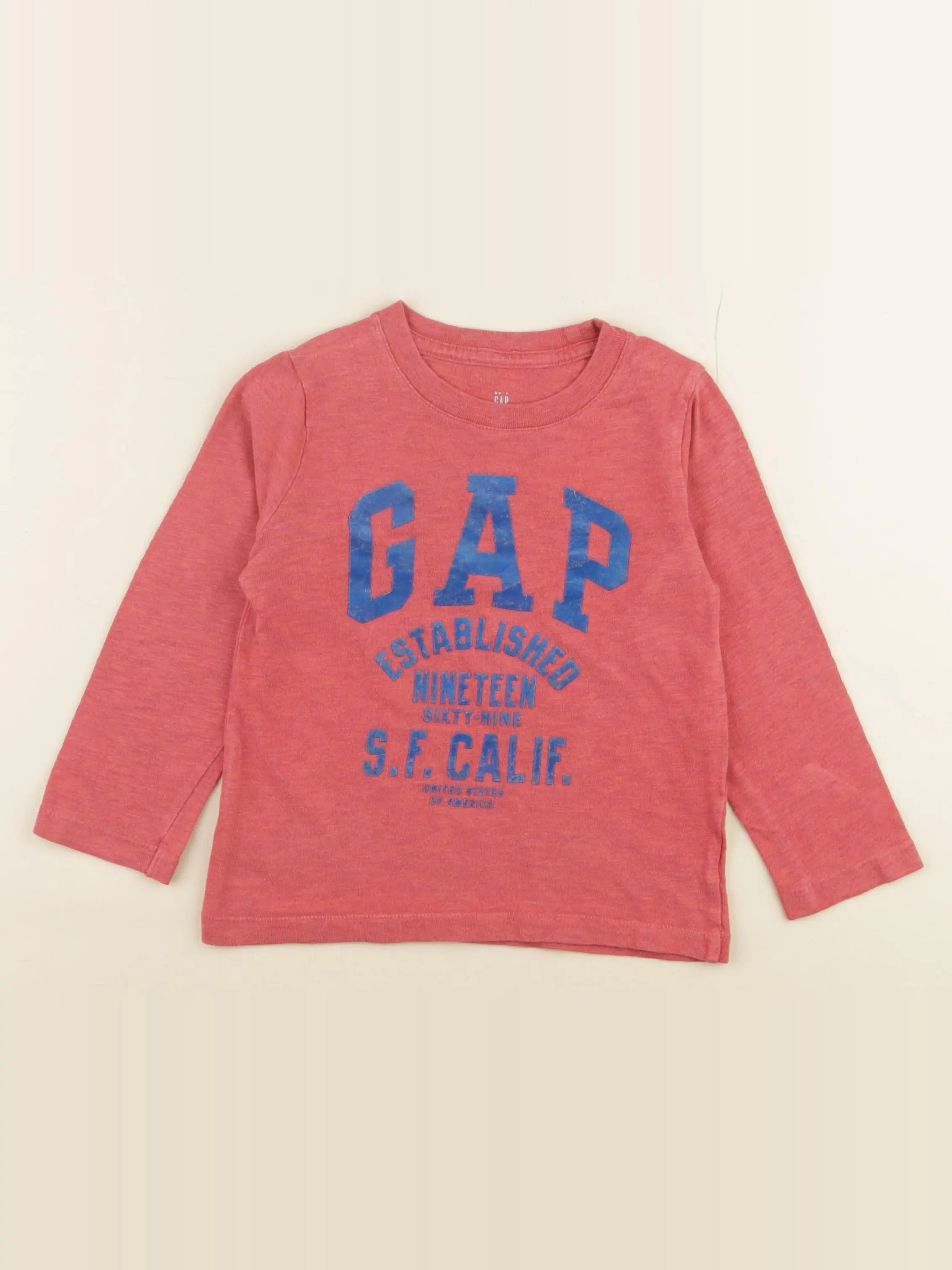 GAP - tee-shirt rouge - 3 ans